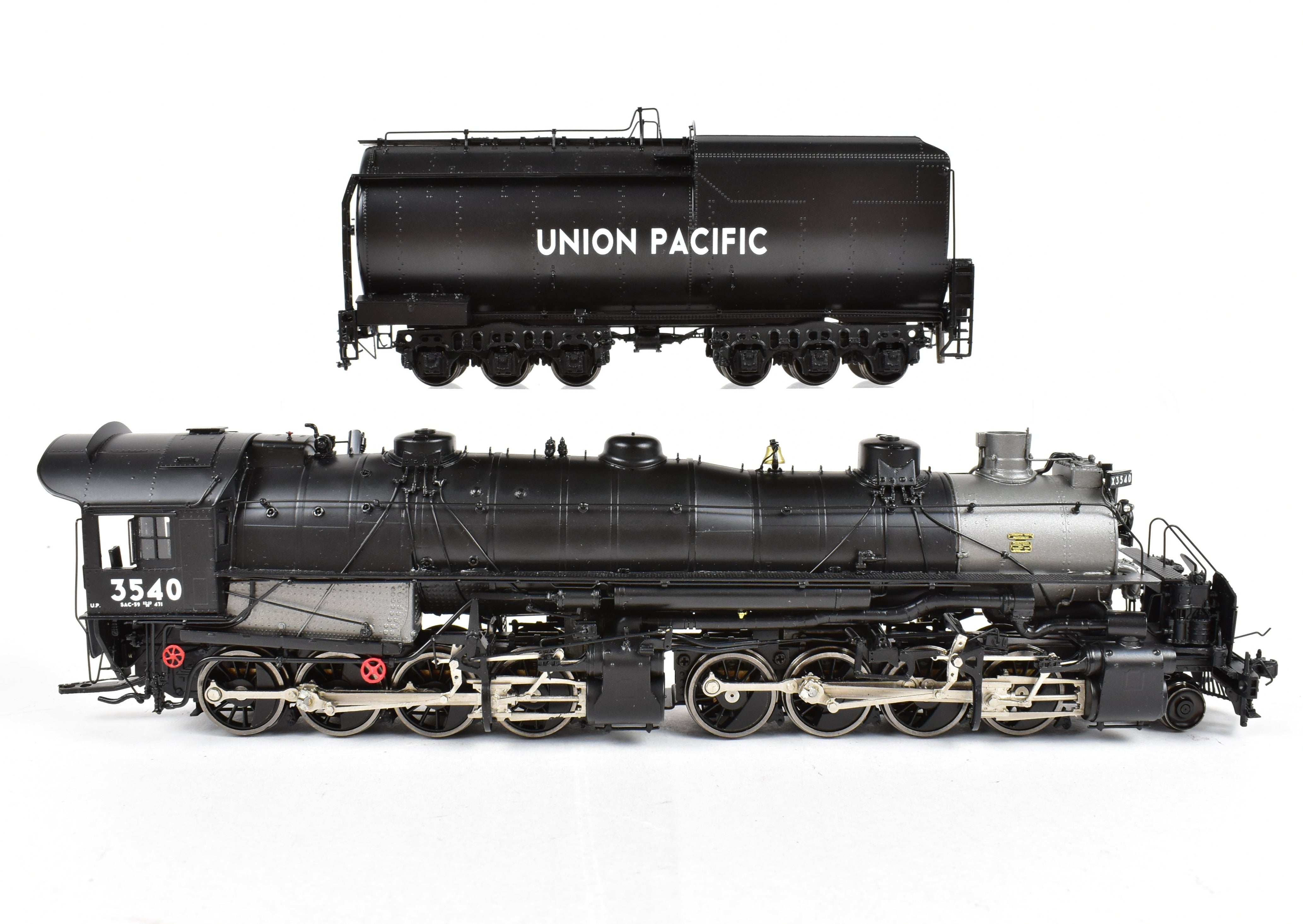 HO Scale Brass Union Pacific SAC 2-8-8-0 FP No. 3450 by Overland Models