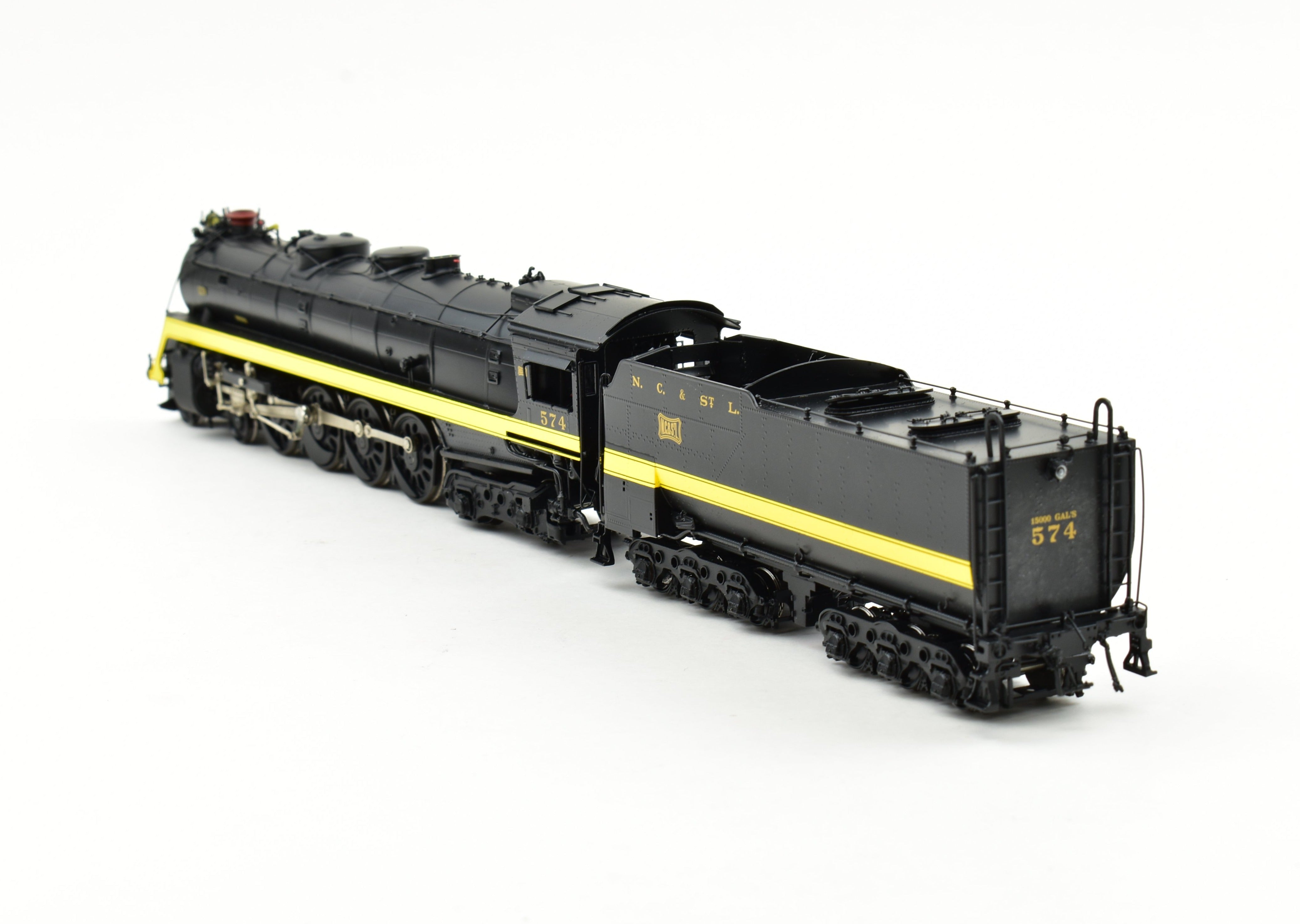 HO Brass OMI - Overland Models 4-8-4 Yellow Jacket No. 574 NC&StL