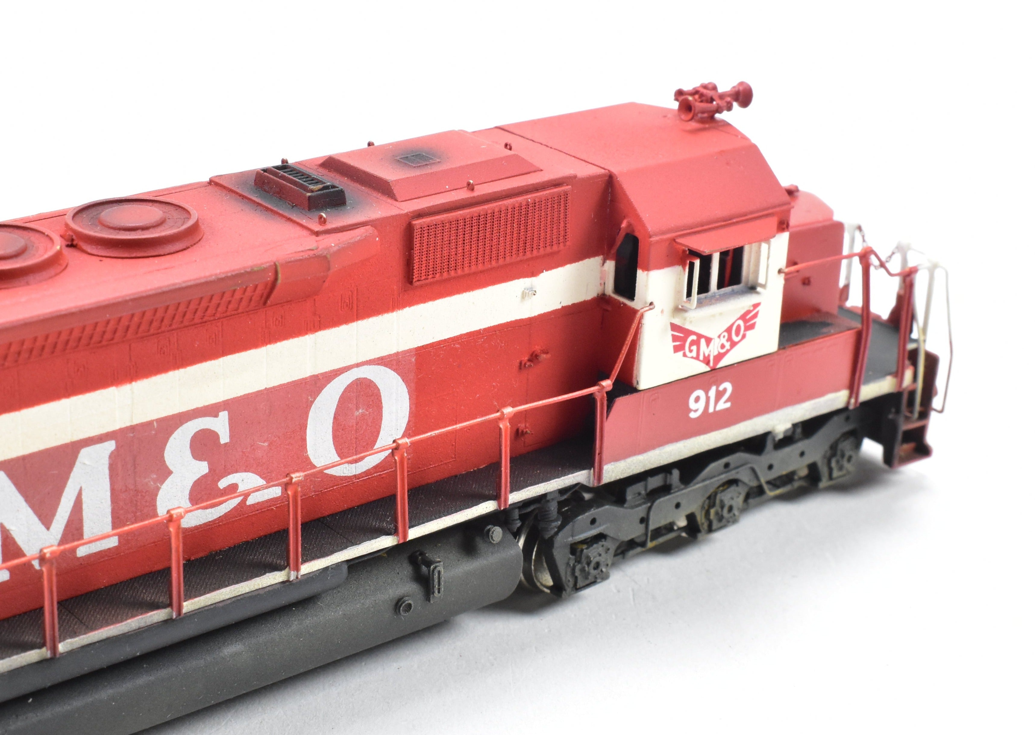 HO Scale Brass GM&O EMD SD40 C/P No. 912 by Overland Models w/ Light Weathering