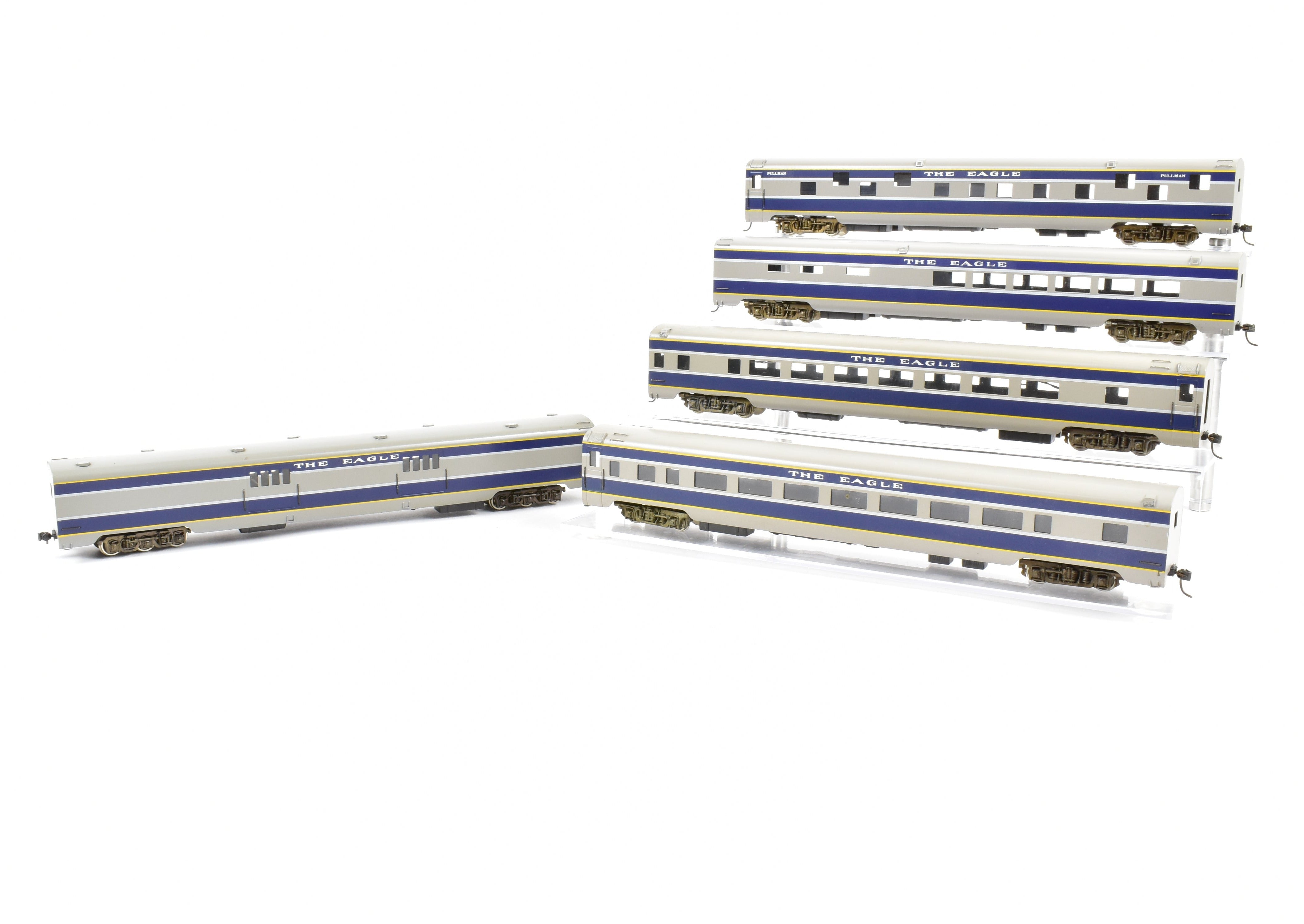 HO Brass Balboa Missouri Pacific The Eagle 5-Car Factory-Painted Passenger Train Set