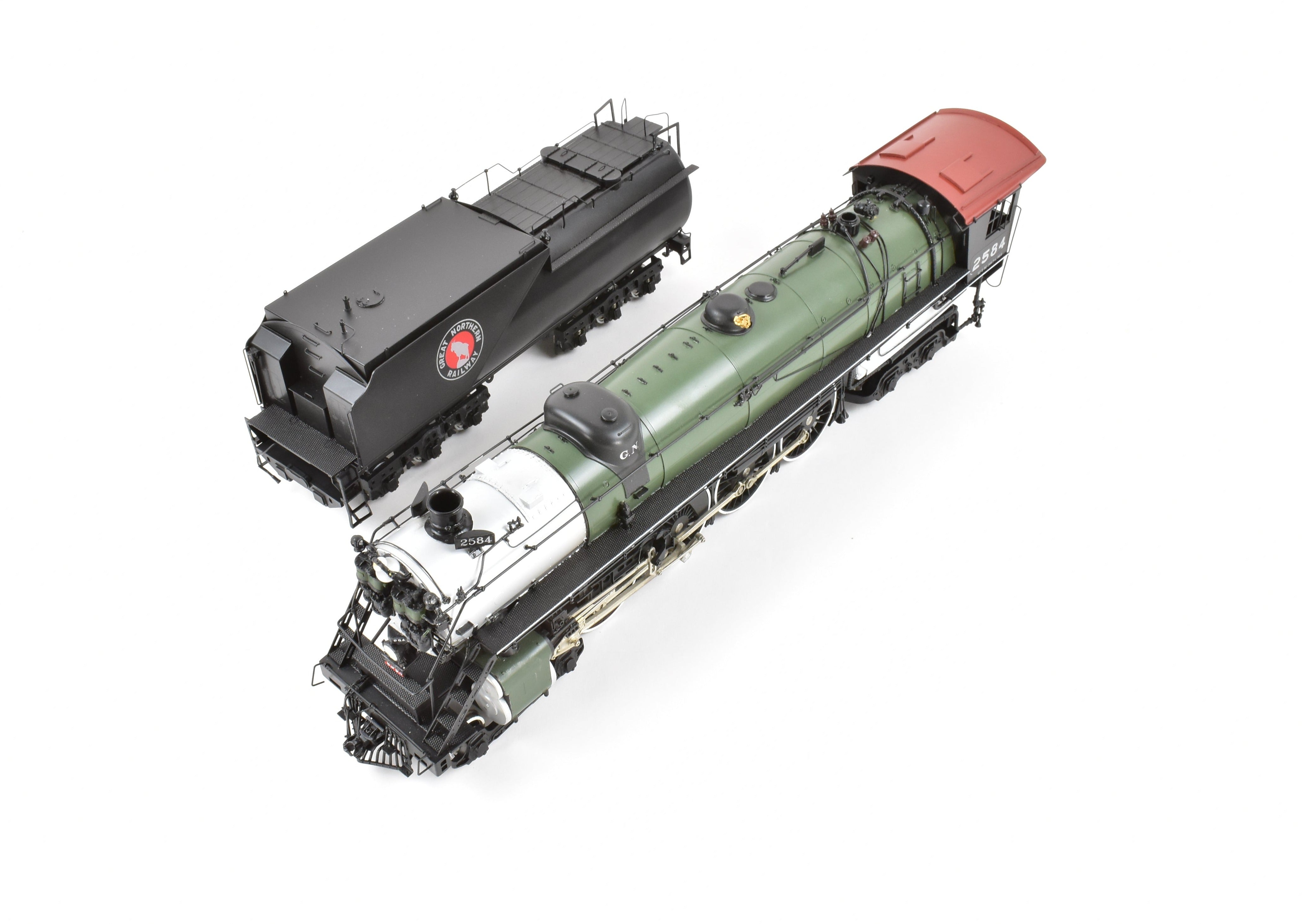O Scale Brass Sunset Models GN Great Northern S - 2 Class 4 - 8 - 4 Factory - Painted No. 2584