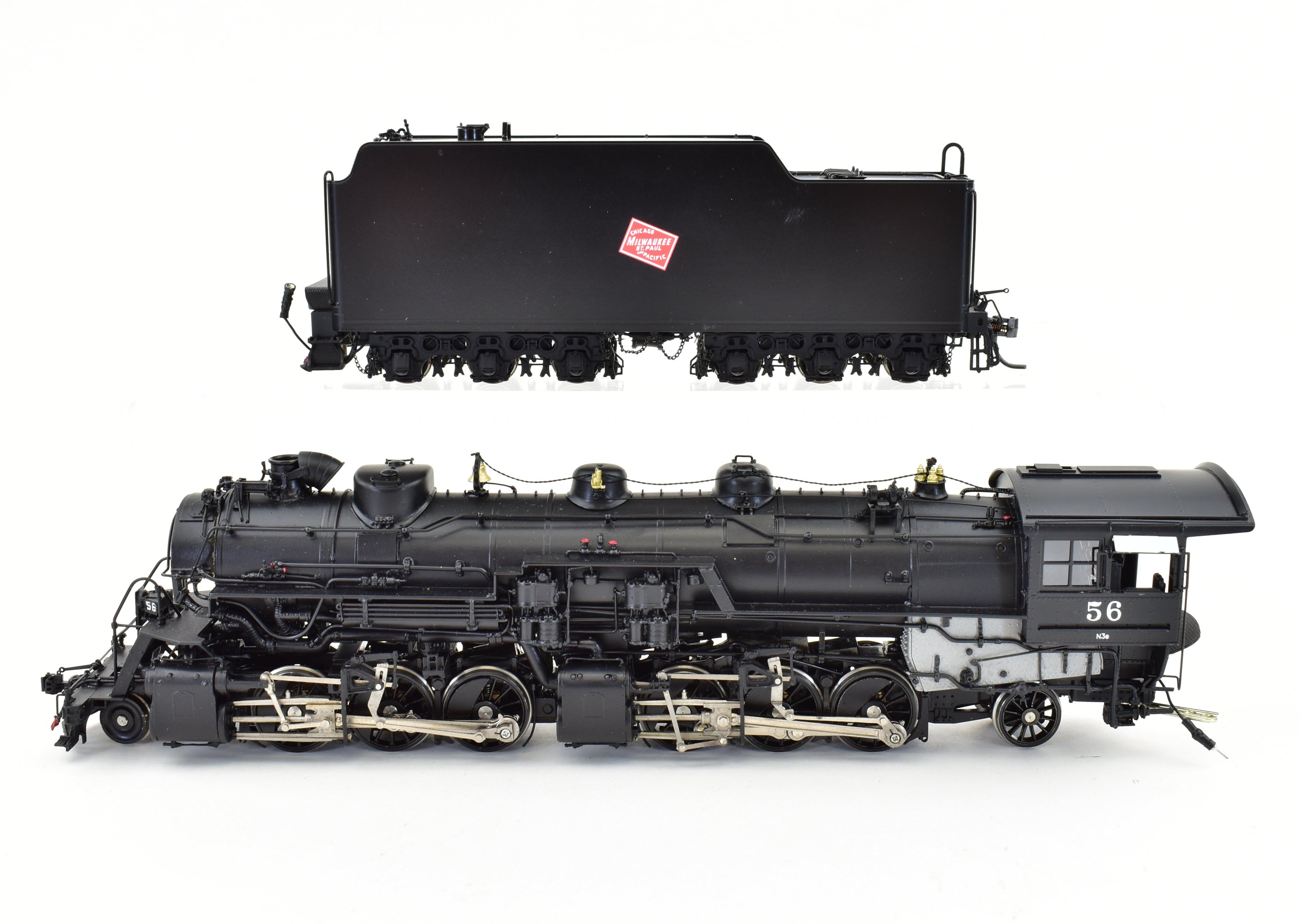 High - Quality HO Scale Brass Steam Locomotive CON CIL - Challenger Imports CMSP&P - Milwaukee Road N - 3 2 - 6 - 6 - 2 FP Model Number 56