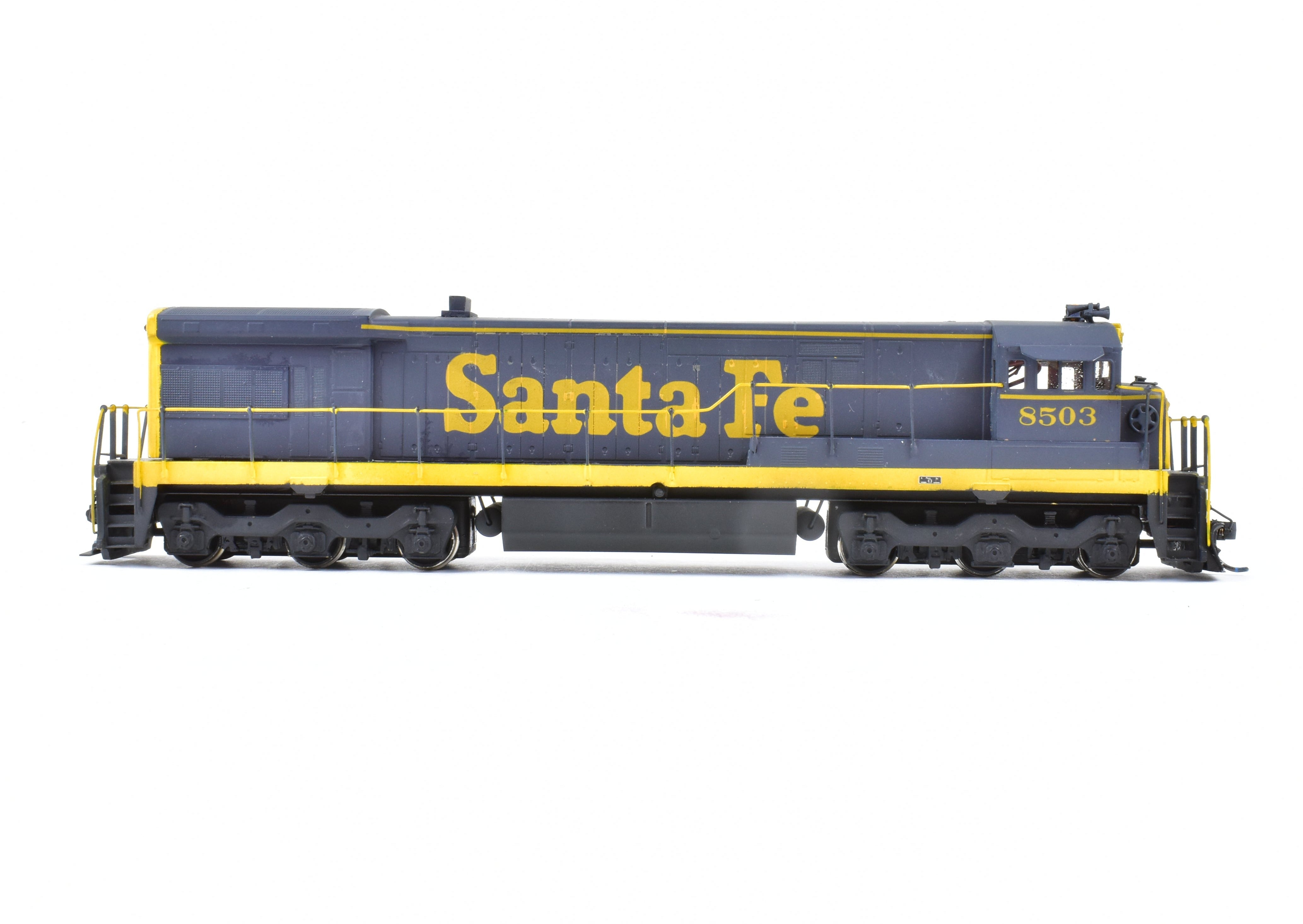 Custom Painted HO Brass Alco Models ATSF Santa Fe GE U - 33C Diesel