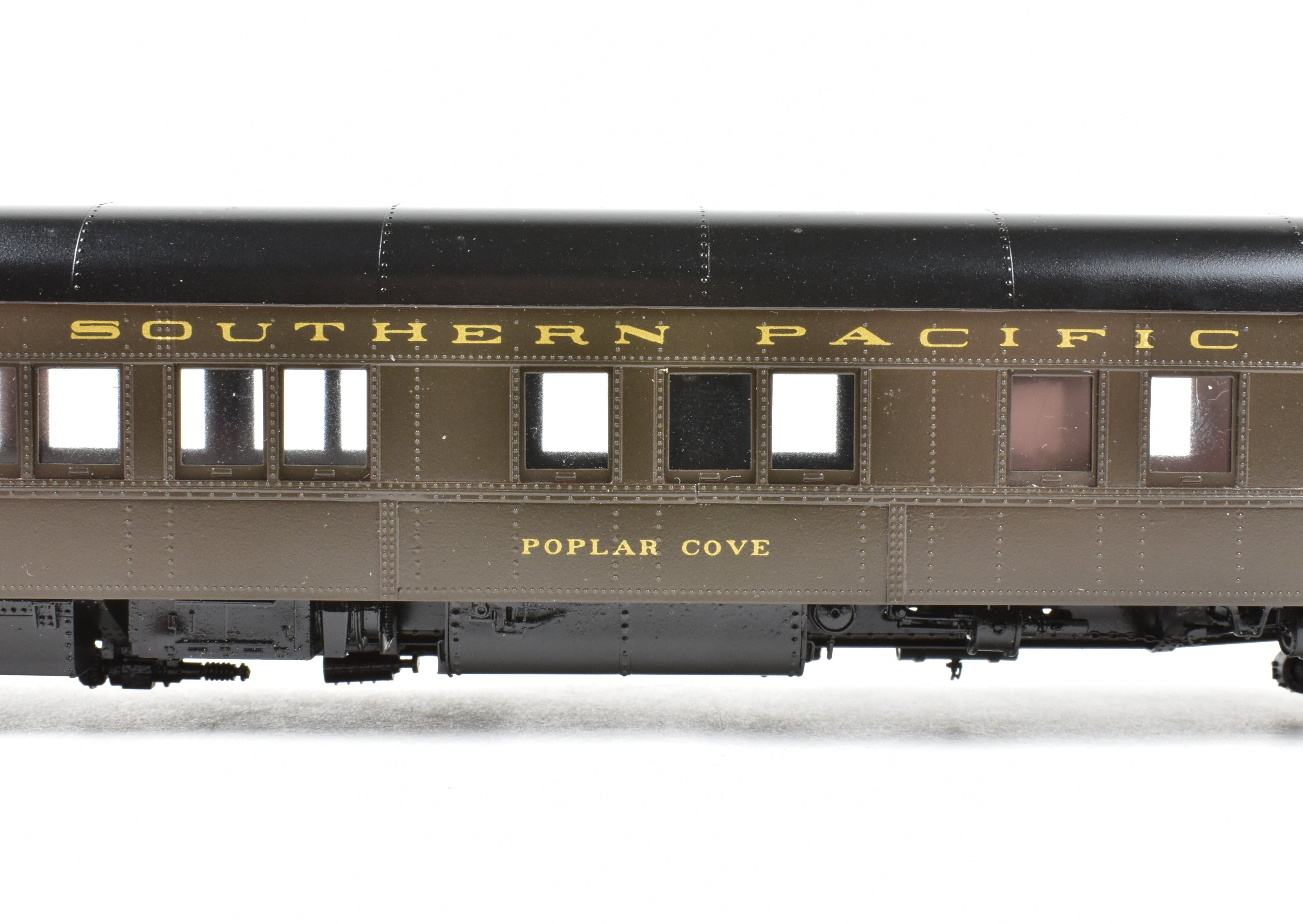 HO Scale Brass Model Train - Precision Scale Co. Pullman/Southern Pacific 80-Foot Sleeper 6-6 Plan 4060 FP Named Poplar Cove