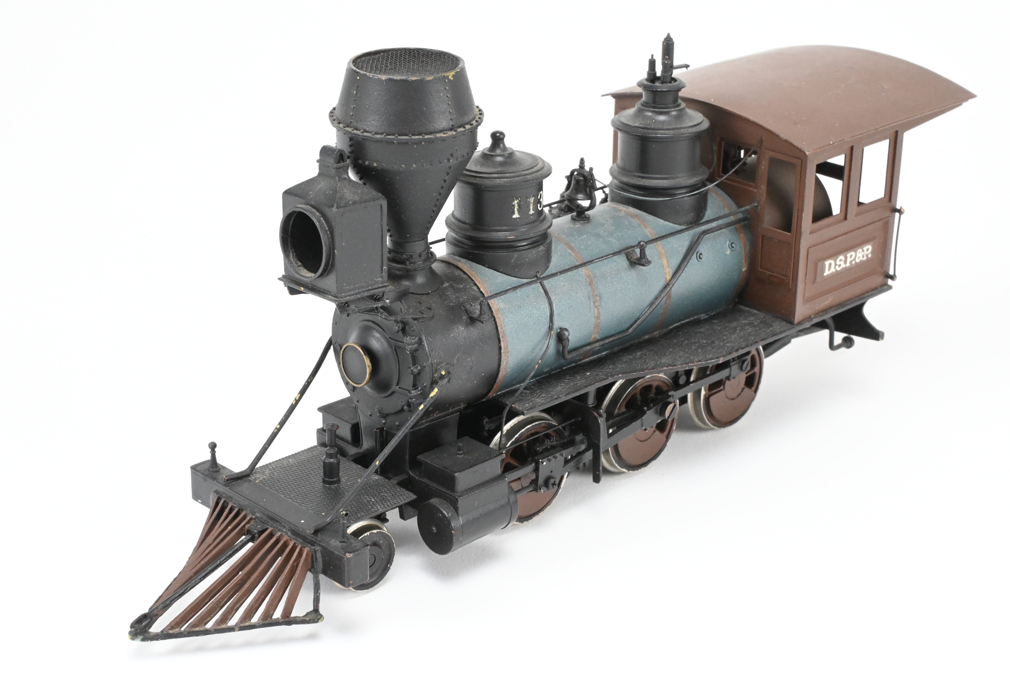 Upgraded Brass Balboa 2-6-0 Cook CP #113 Model with Can Motor