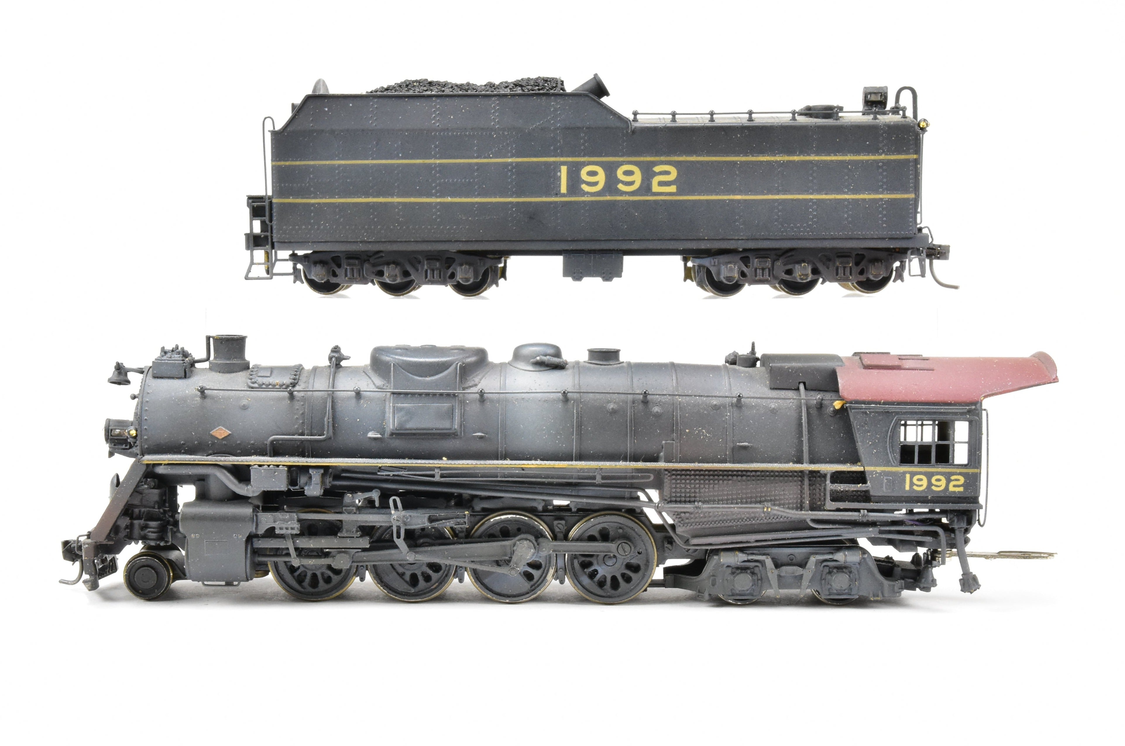 HO Scale Brass Westside Model Co. Weathered L&N 2-8-4 Berkshire CP No. 1992