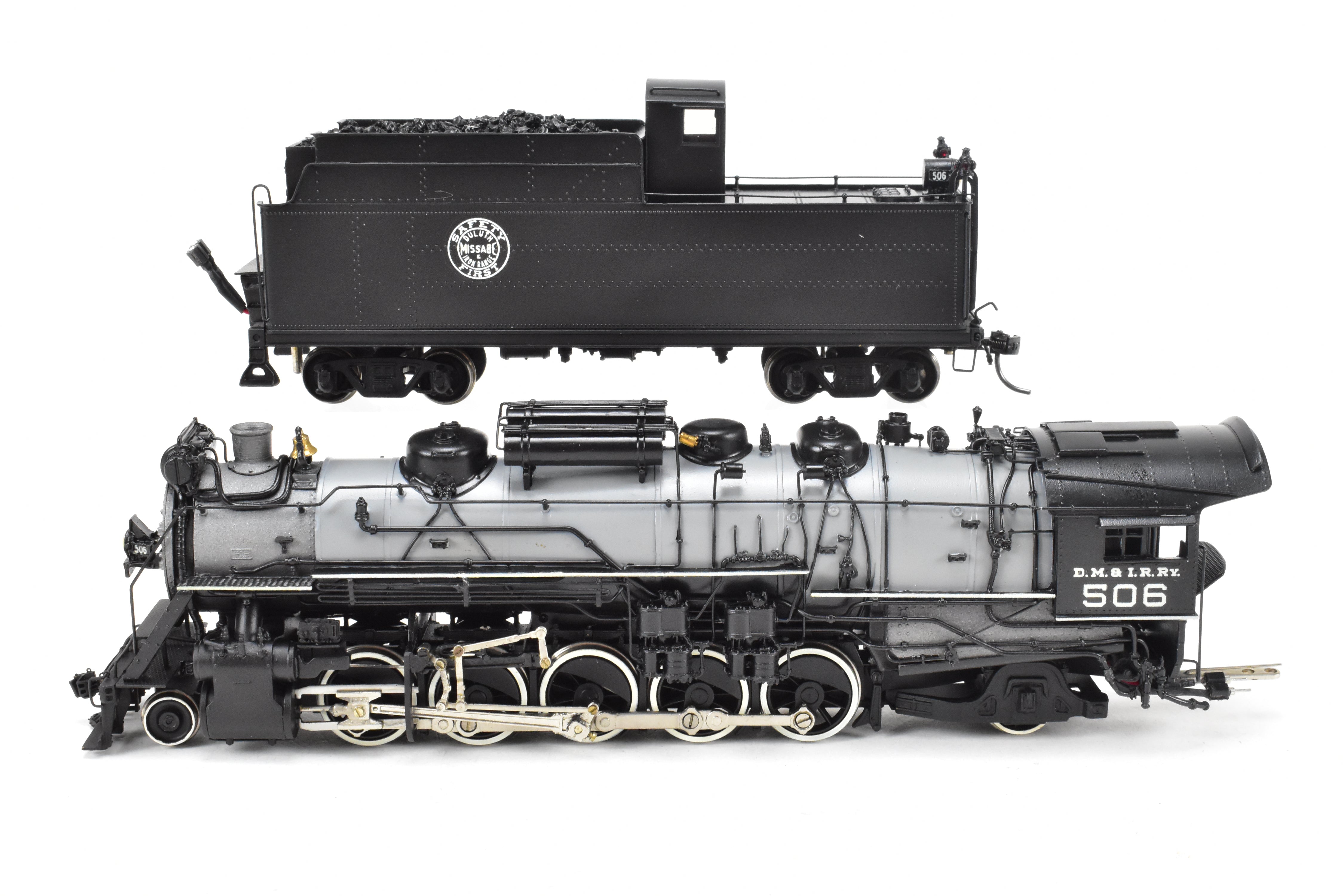 HO Scale Brass Key Imports DM&IR 2-10-2 Santa Fe Class E-1 Pro Painted Locomotive No. 506