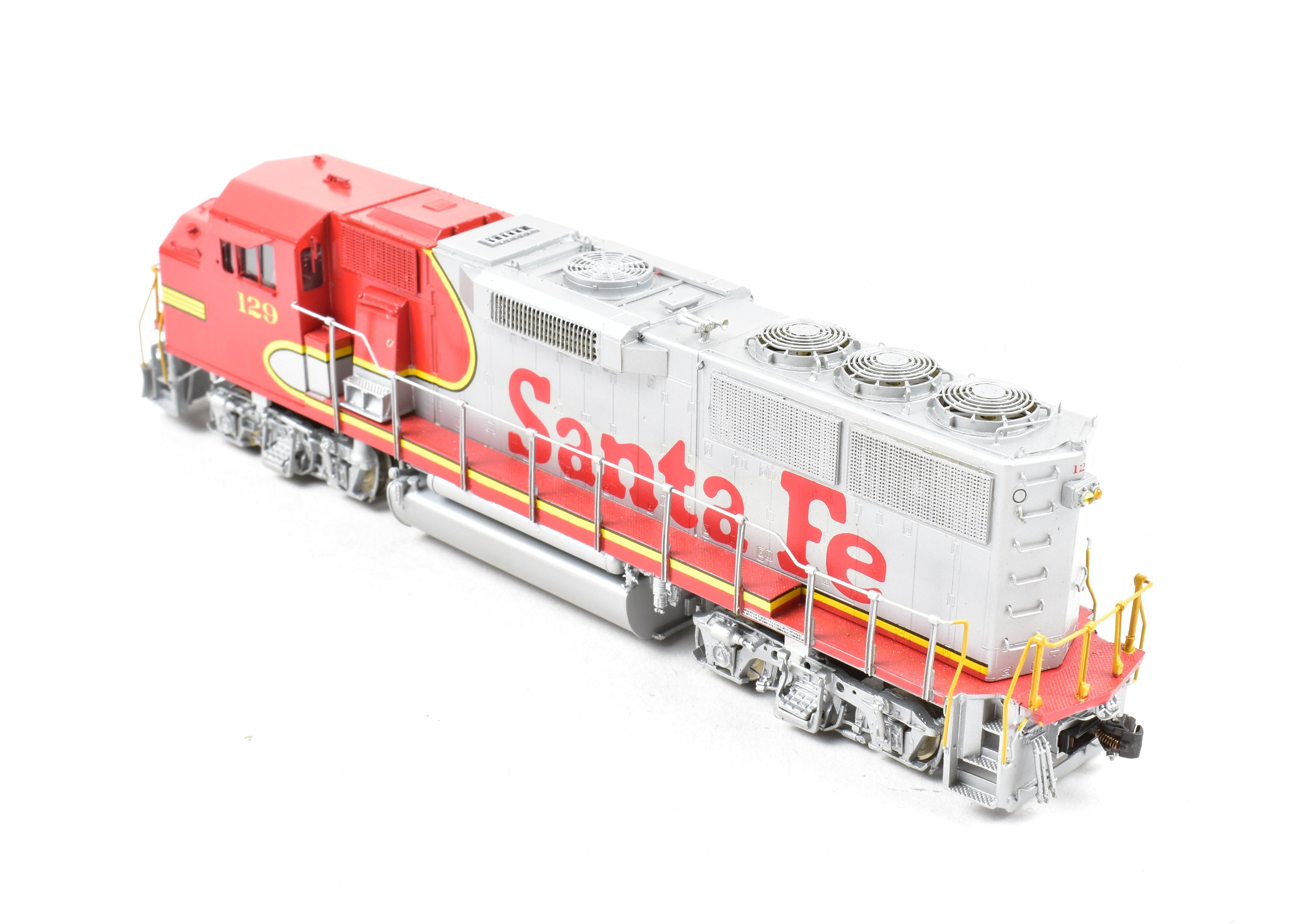 HO Scale Brass Model Train Engine - Overland Models Inc. AT&SF Santa Fe GP60M Factory Custom - Painted by OMI