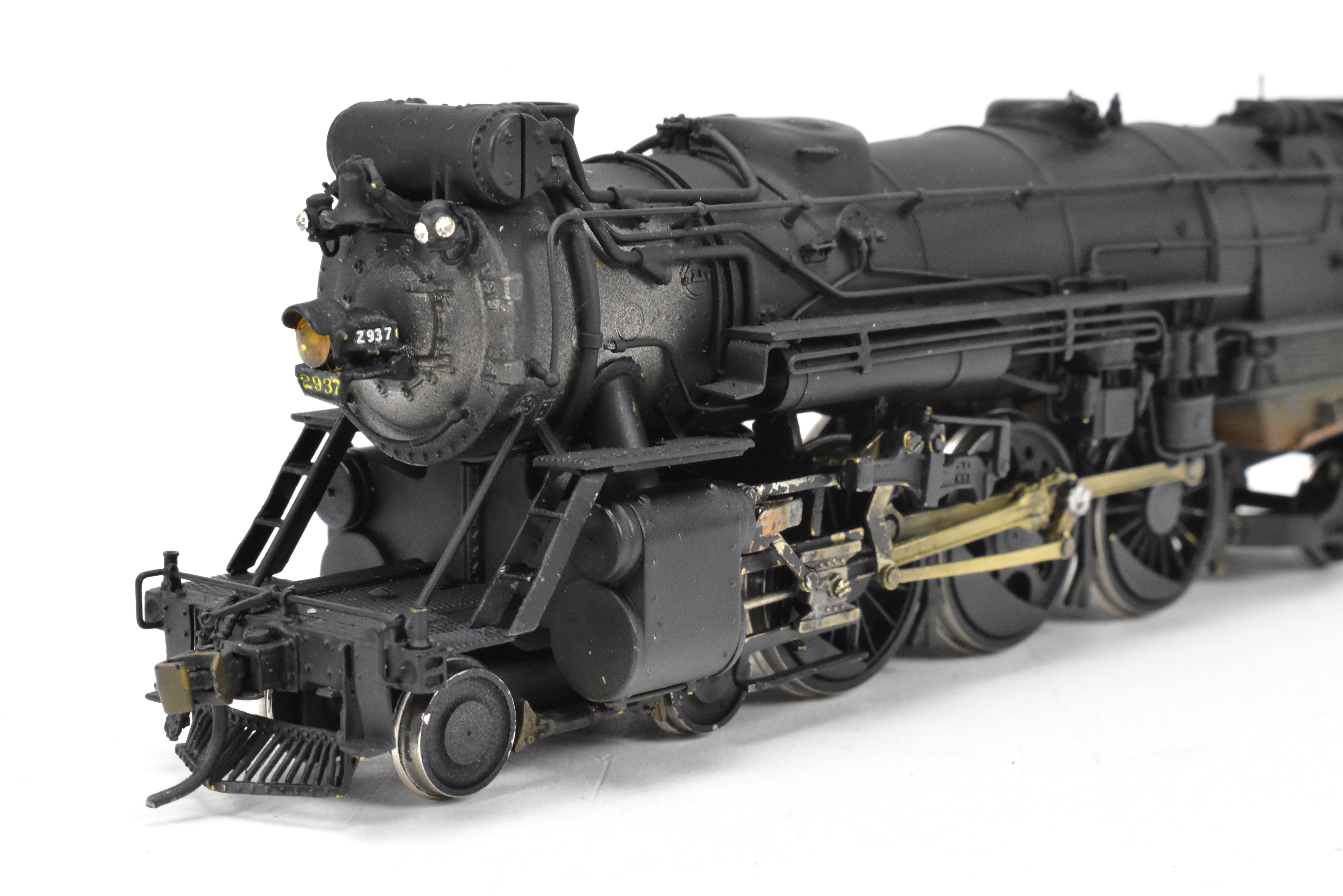 1941 Era HO Brass Key Imports Erie Railroad K - 5a 4 - 6 - 2 Pacific C/P #2937 Model