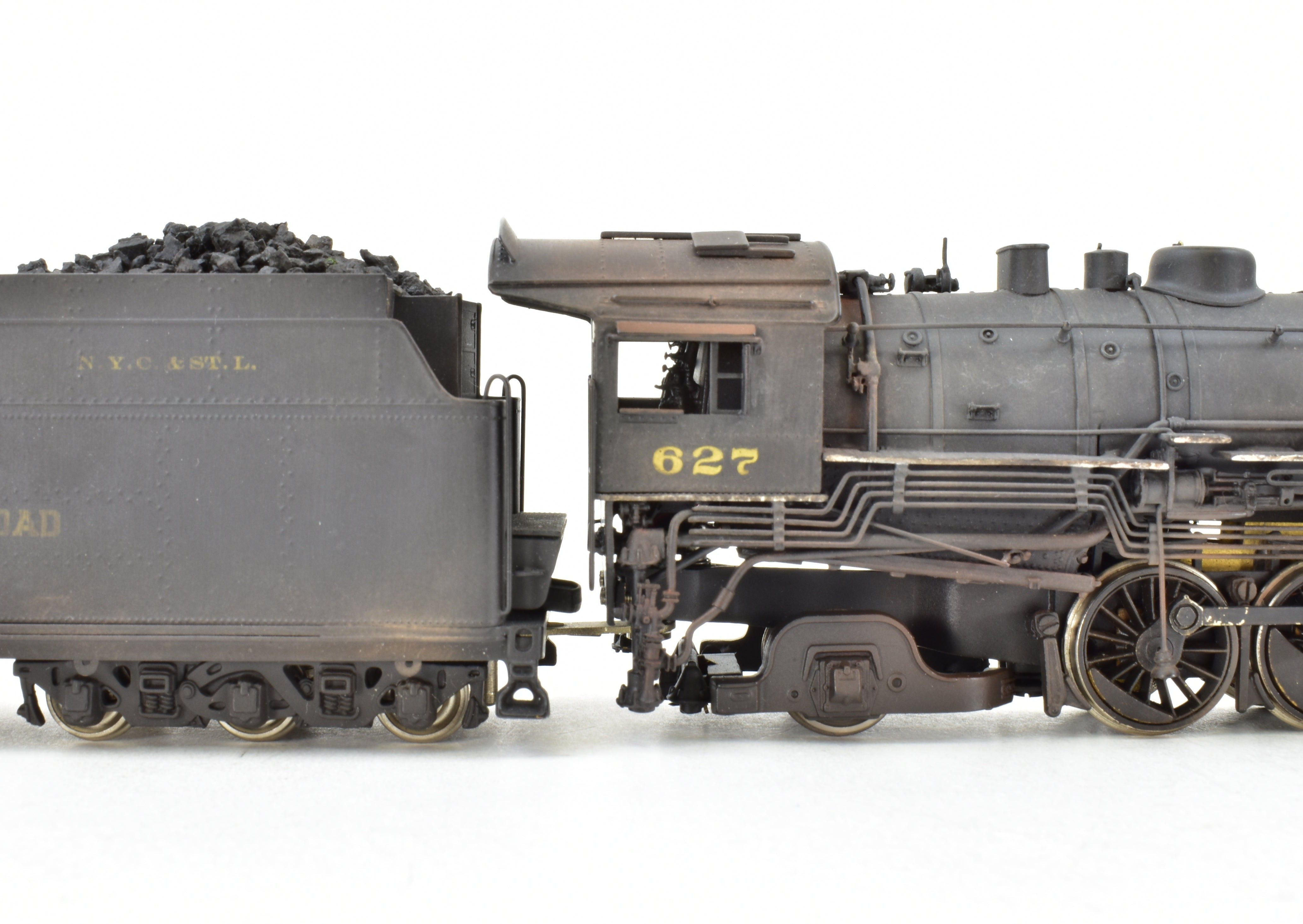 HO Scale Brass NKP - Nickel Plate Road H - 6d 2 - 8 - 2 Mikado CP No. 627 Model