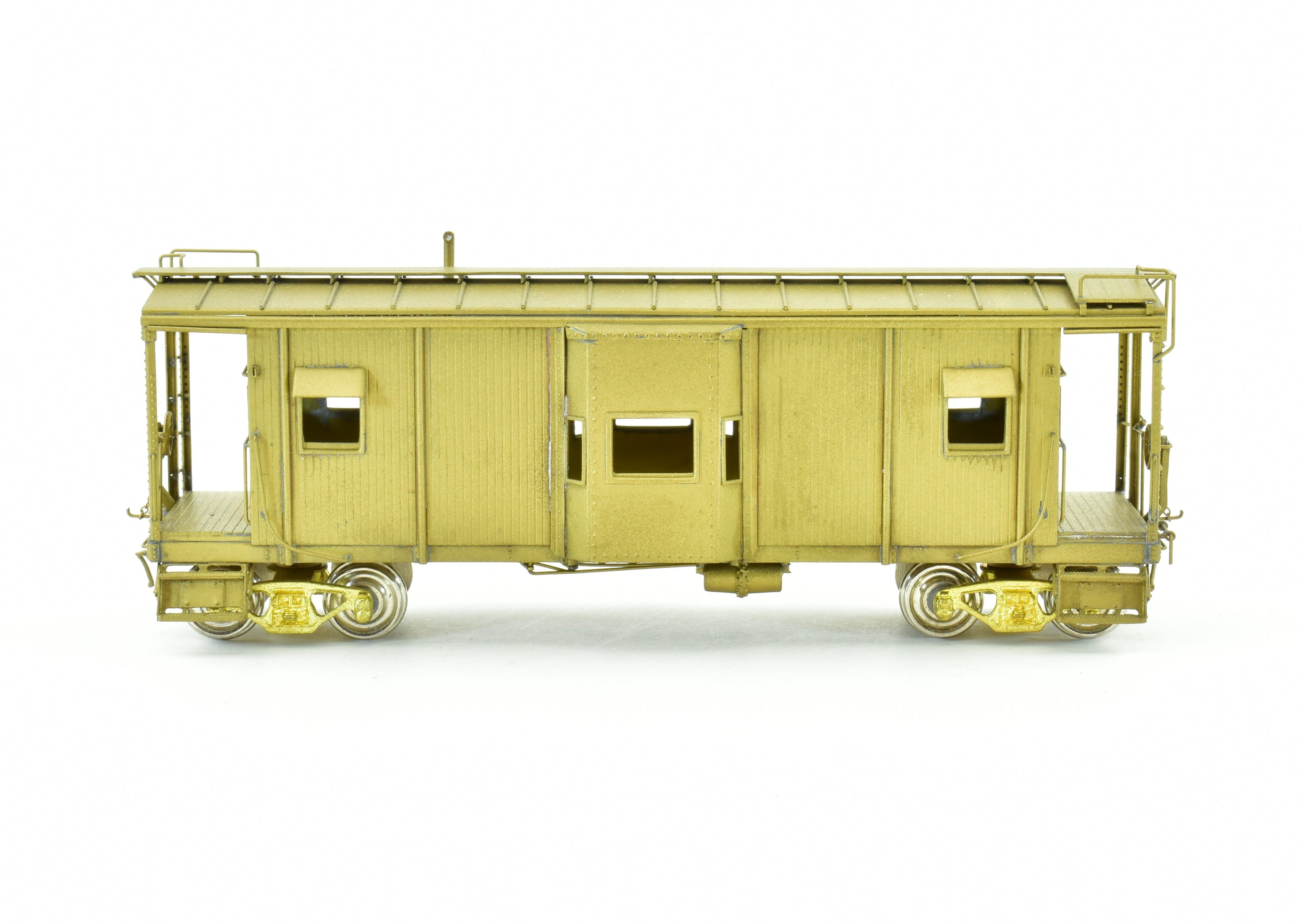 HO Scale Brass Oriental Limited Baltimore & Ohio I-13 Wood Bay Window Caboose Model Train Collectible