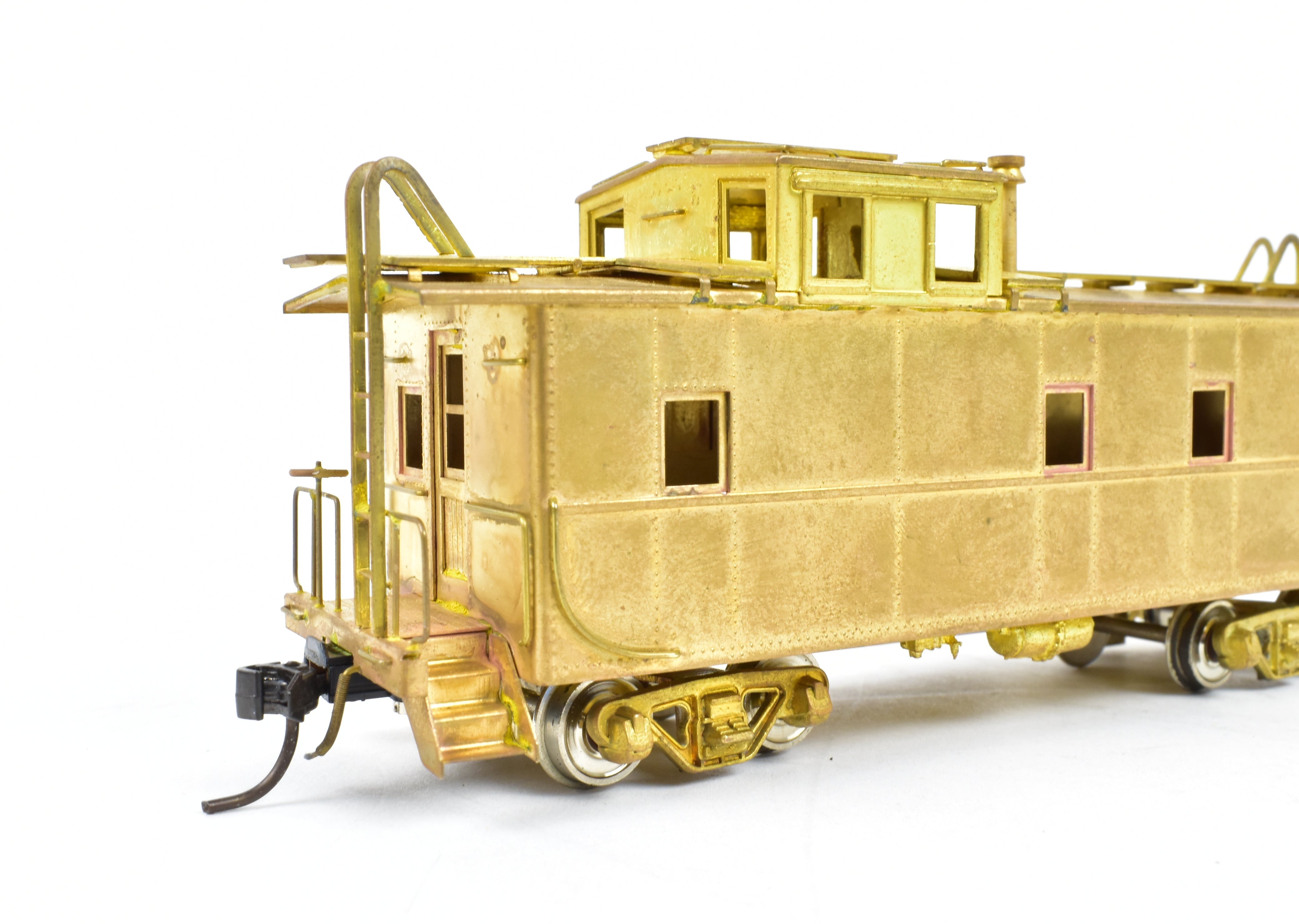 1967 HO Brass Balboa Southern Pacific C - 40 Steel Caboose Model