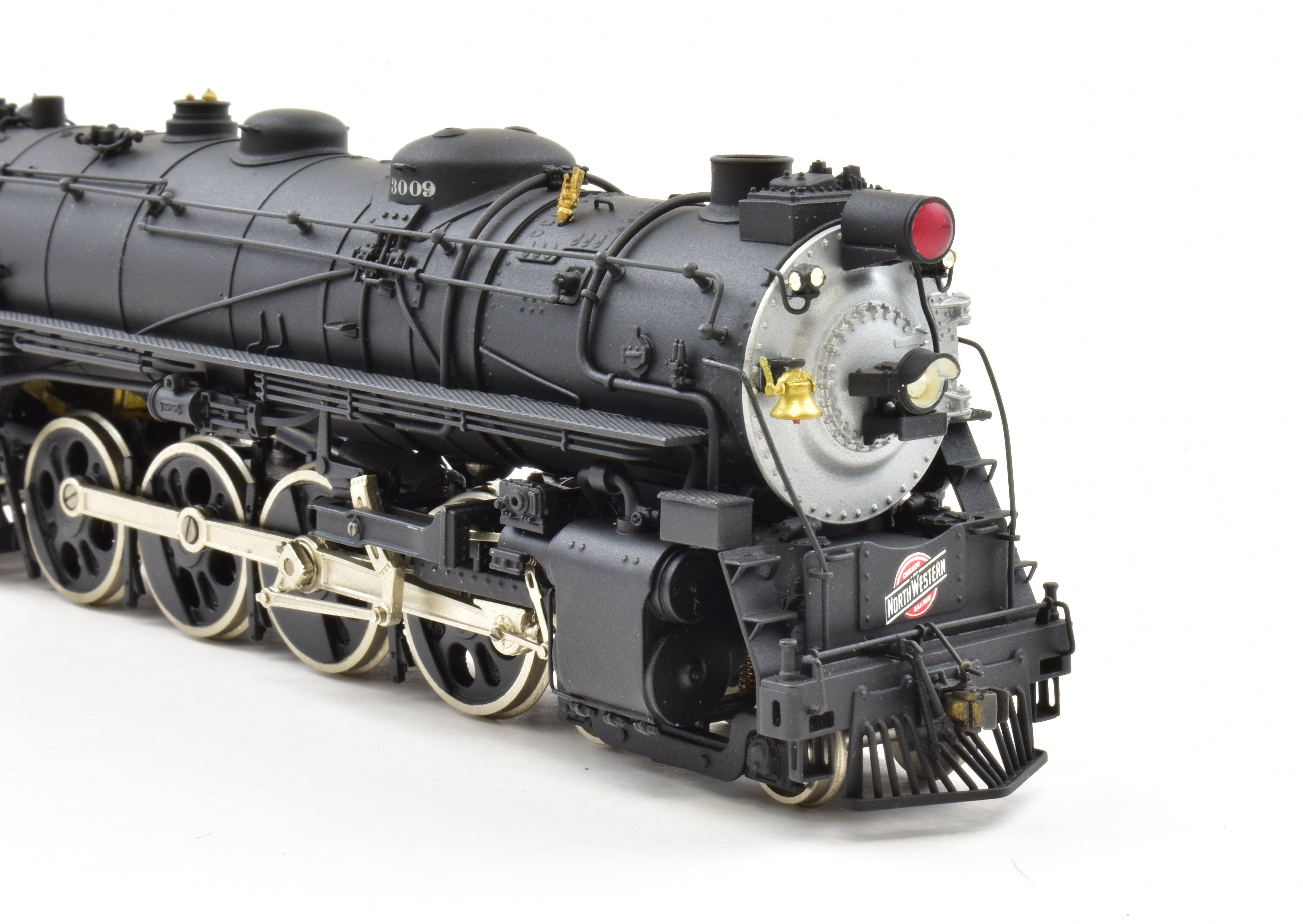 HO Scale Brass Model Train - PFM Fujiyama - Chicago & North Western Class H 4 - 8 - 4 Locomotive with 1966 Run Custom Painting