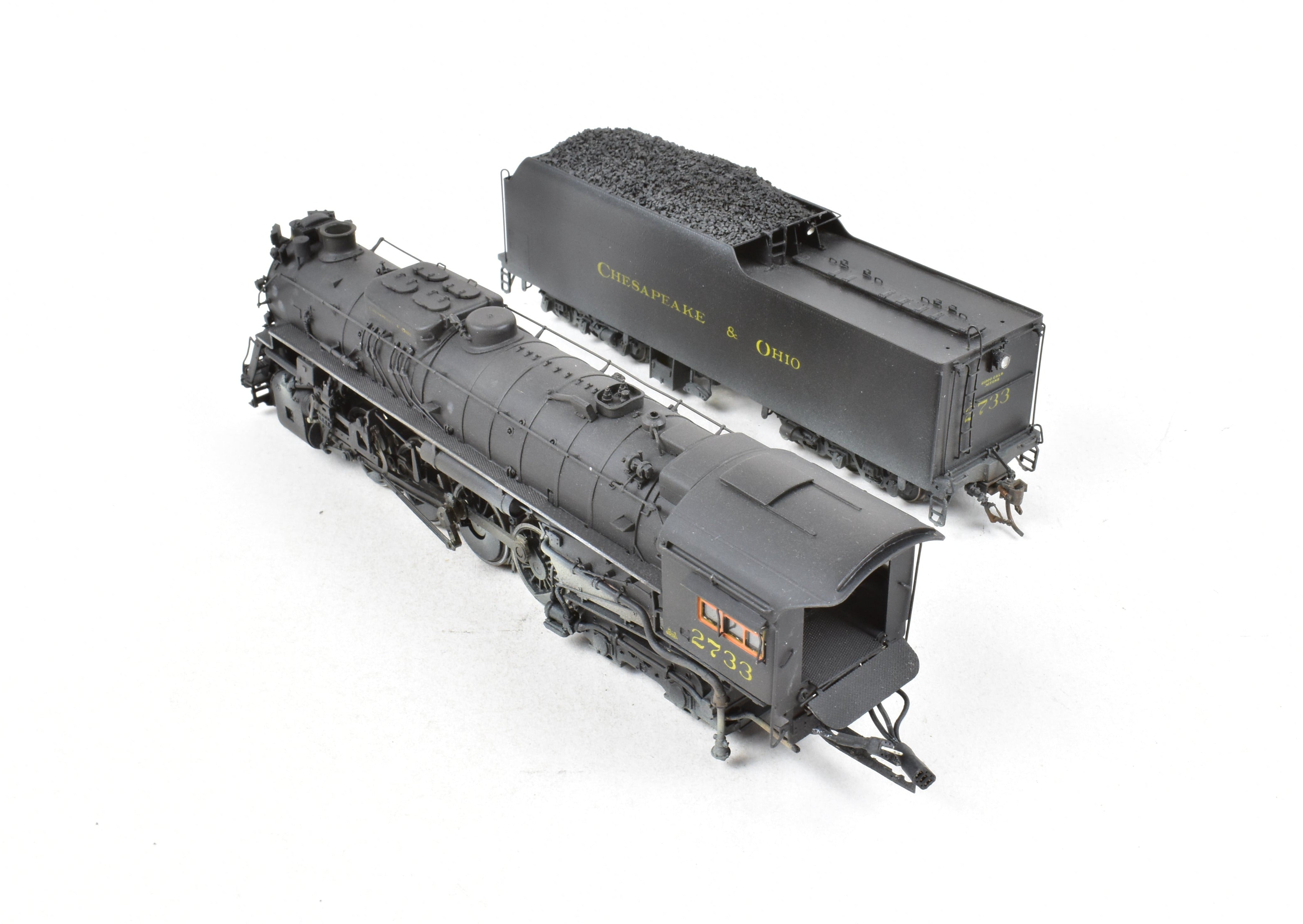 HO Brass Precision Scale Co. C&O K-4 Class 2-8-4 No. 2733 DCC Sound Model