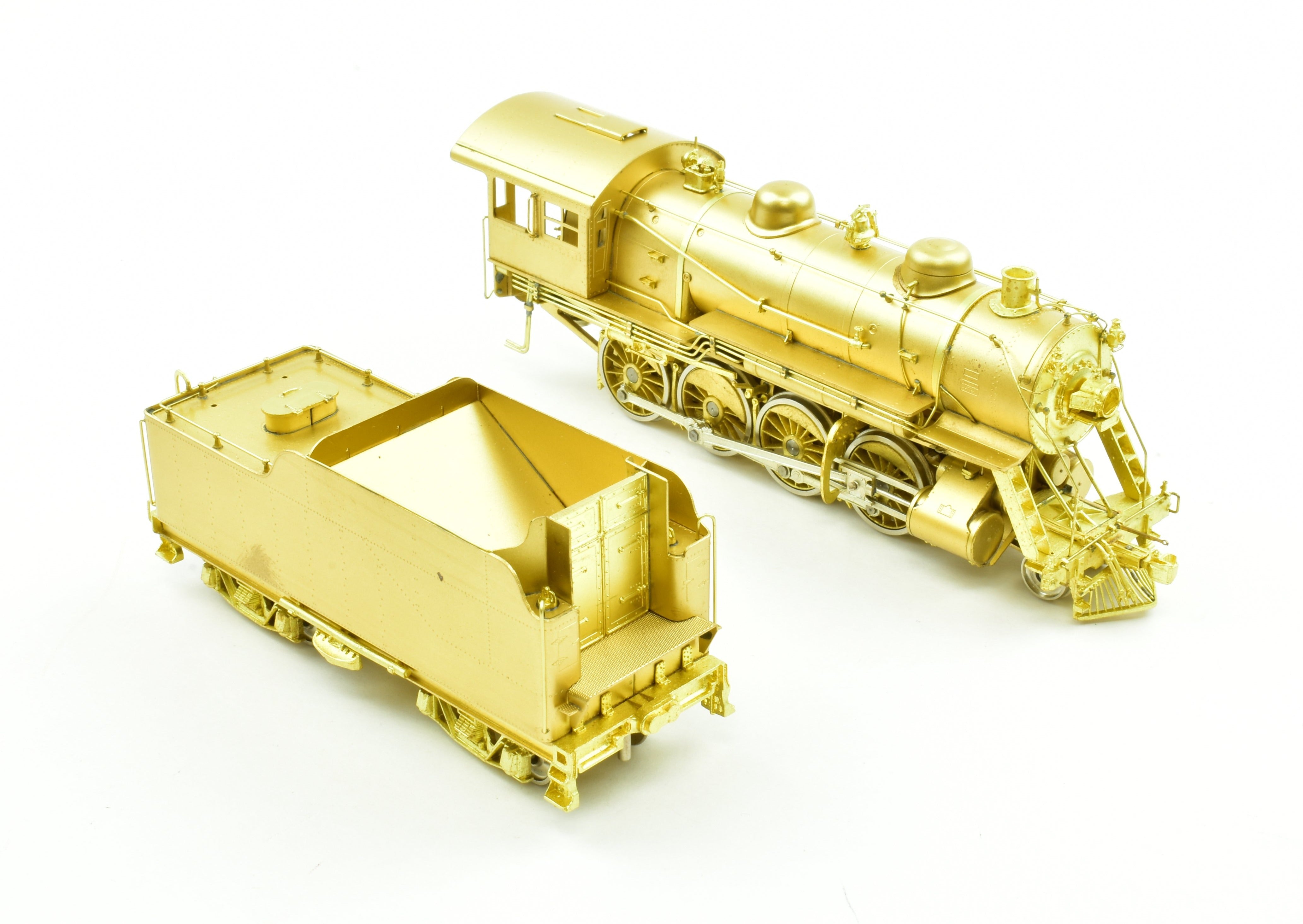 HO Scale Brass Model Key Imports Rutland Railroad G - 34 2 - 8 - 0 Consolidation Steam Locomotive with Stoker Engine