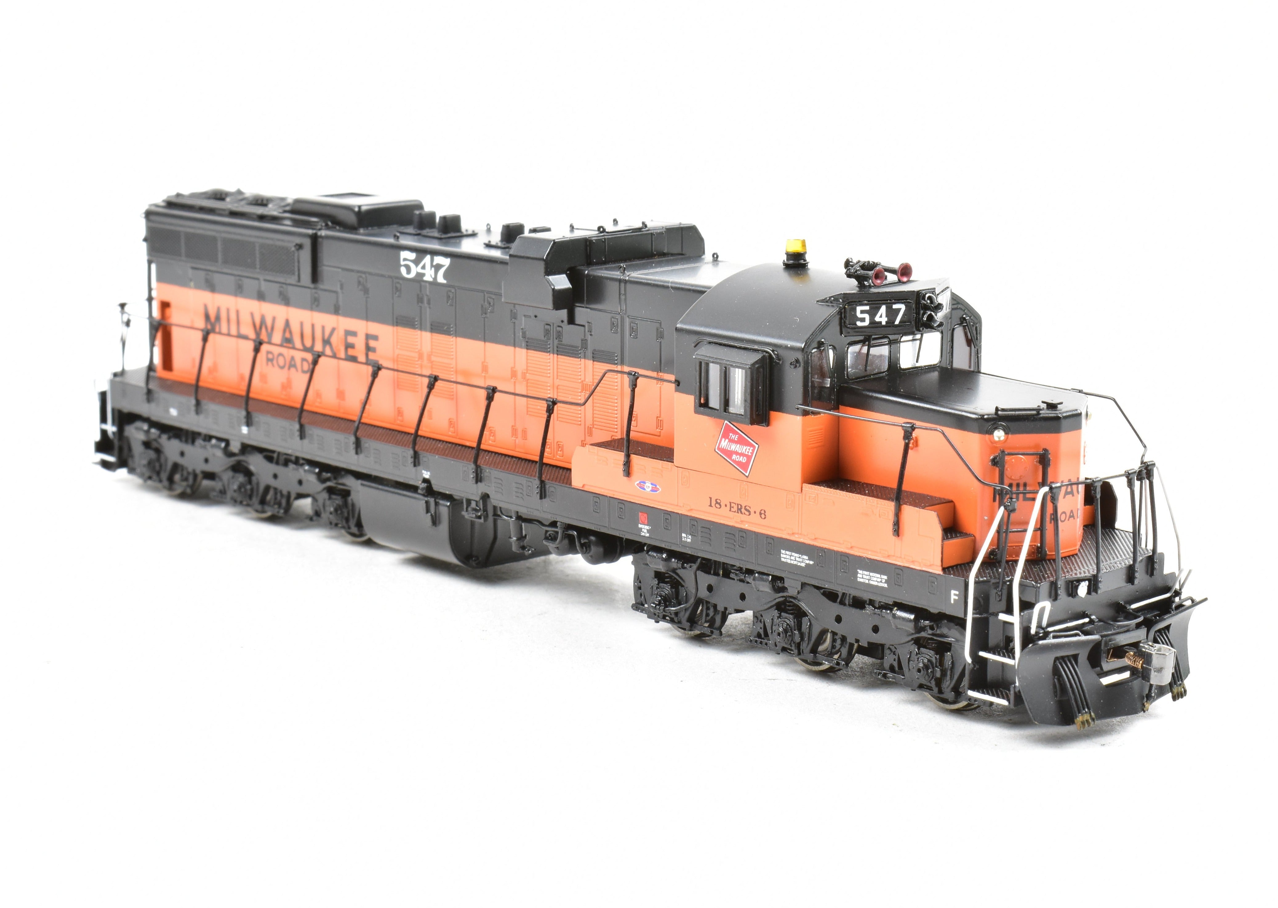 HO Scale Brass OMI Milwaukee Road EMD SD10 #547 Factory Painted with DCC