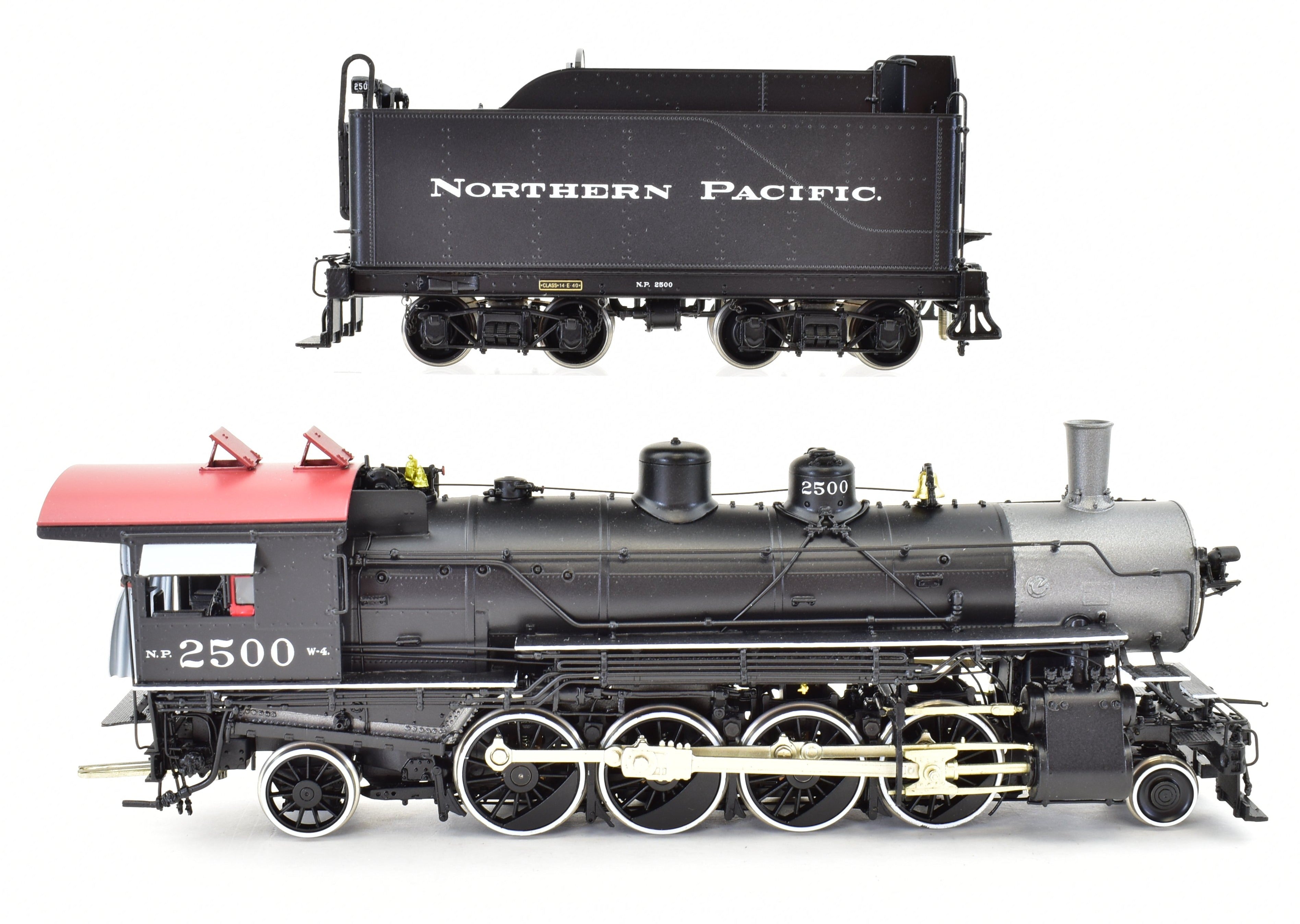 HO Brass W&R Enterprises NP Northern Pacific Class W - 4 2 - 8 - 2 V1 FP #2500 Model