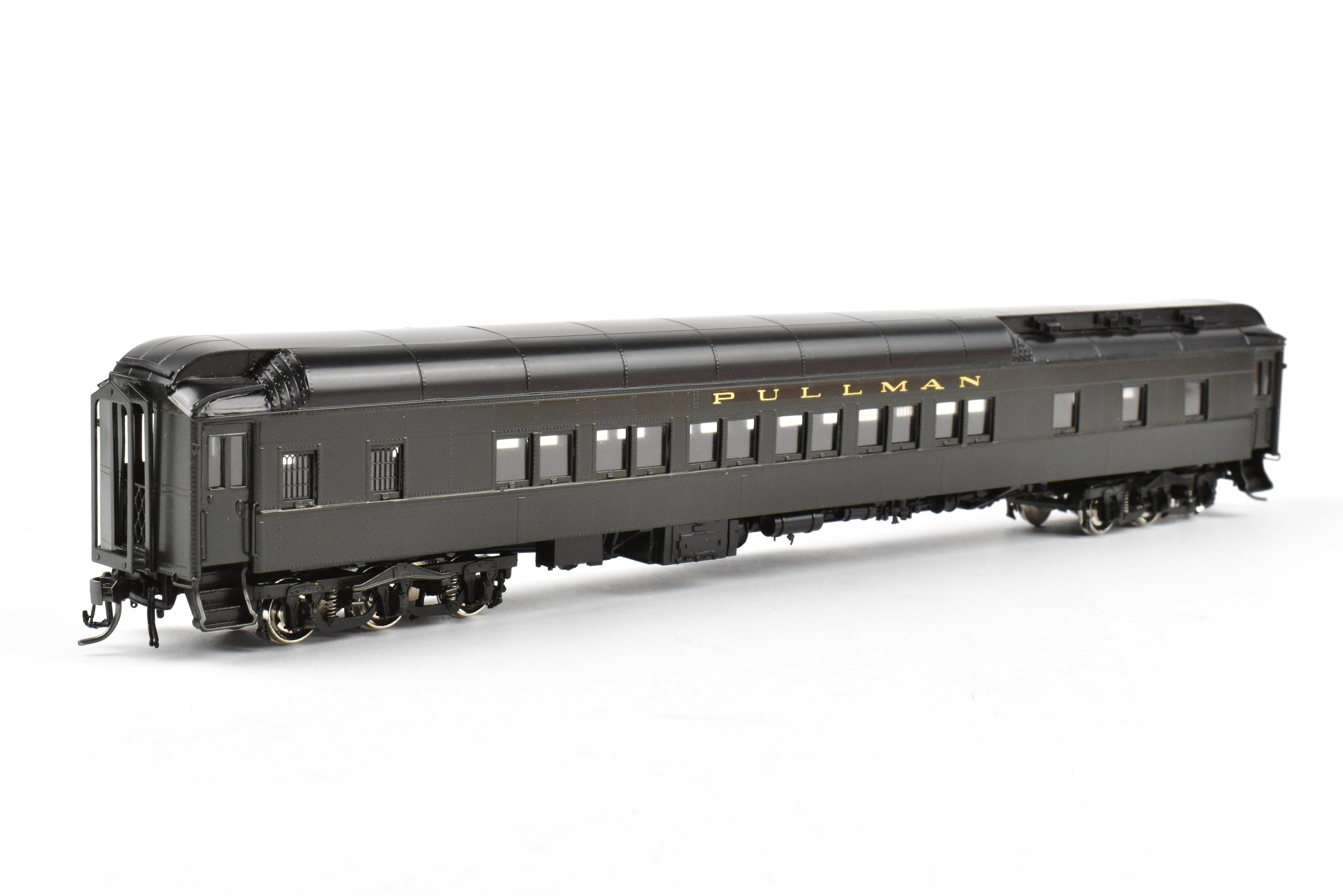 HO Scale Brass Precision Scale Co. (PSC) Pullman Heavyweight 12-Section Sleeper Model Plan 2411 Featuring Air Conditioning Function