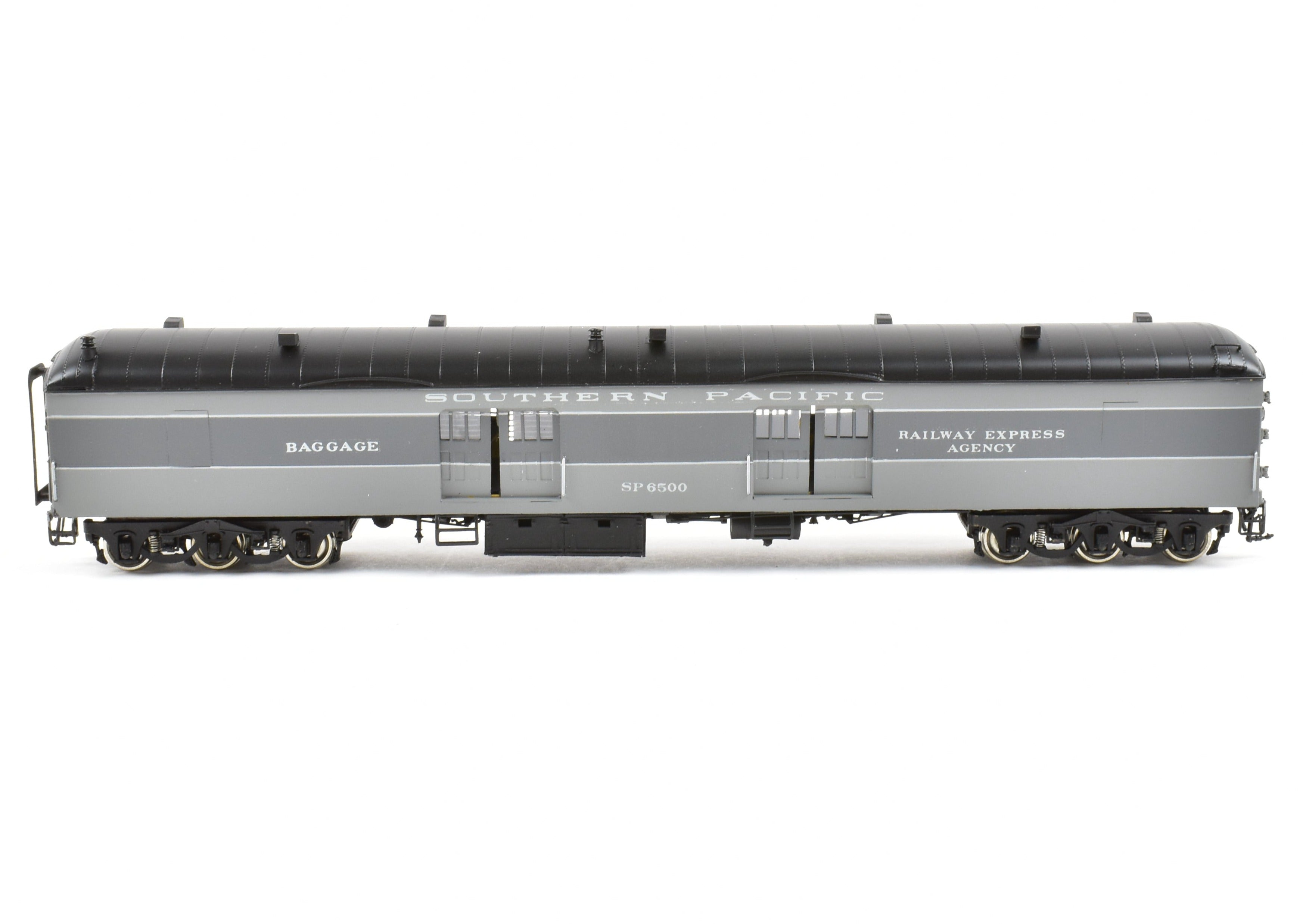HO Scale Brass Model Train - Precision Scale Co. SP Southern Pacific Harriman Baggage/Auto Car 70 - BA - 5 FP No. 6500 for Model Train Enthusiasts