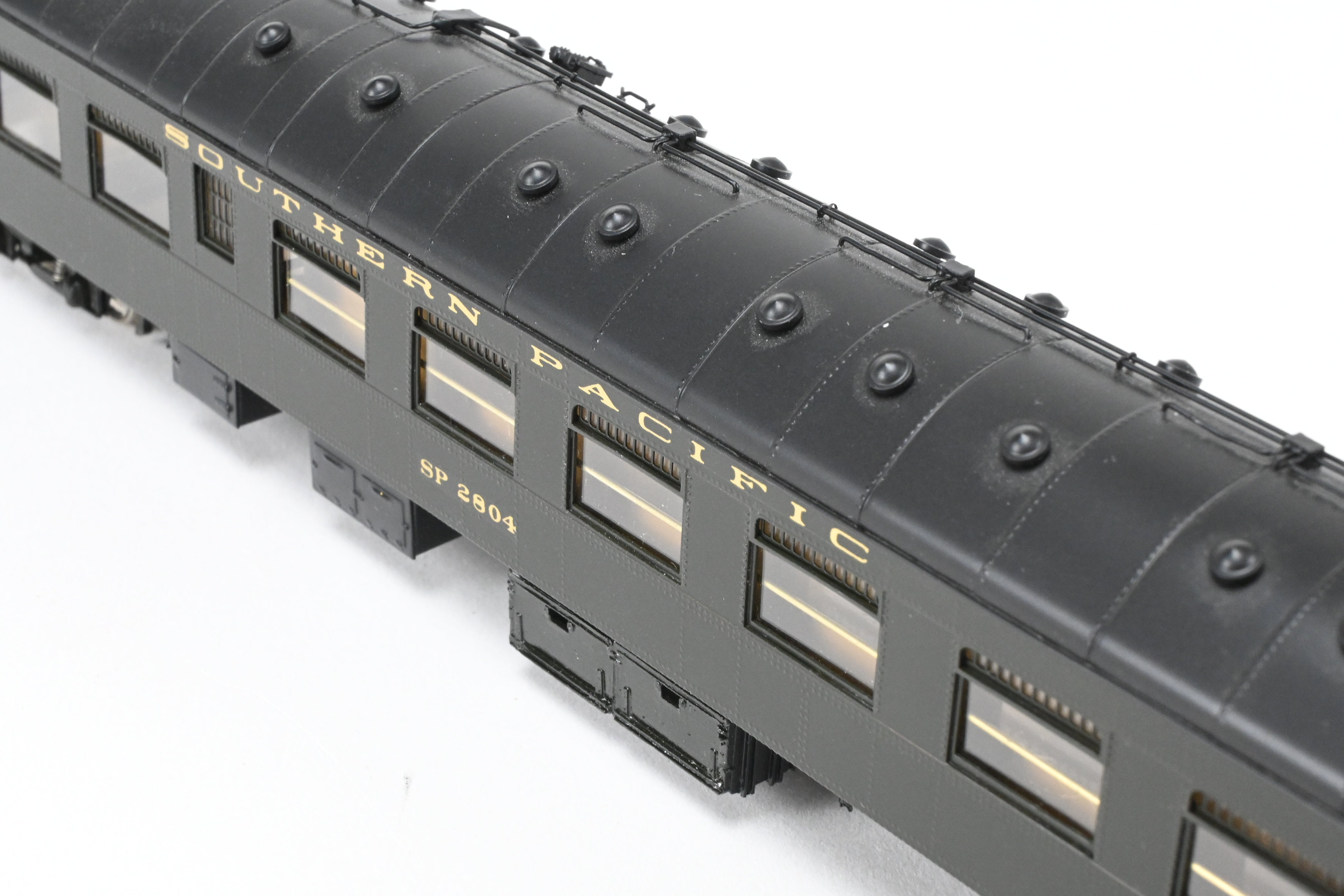 HO Scale Brass Precision Scale Co. Model of Southern Pacific Harriman CS 72' Observation Car Class 70 - O - 1, FP SP 2904