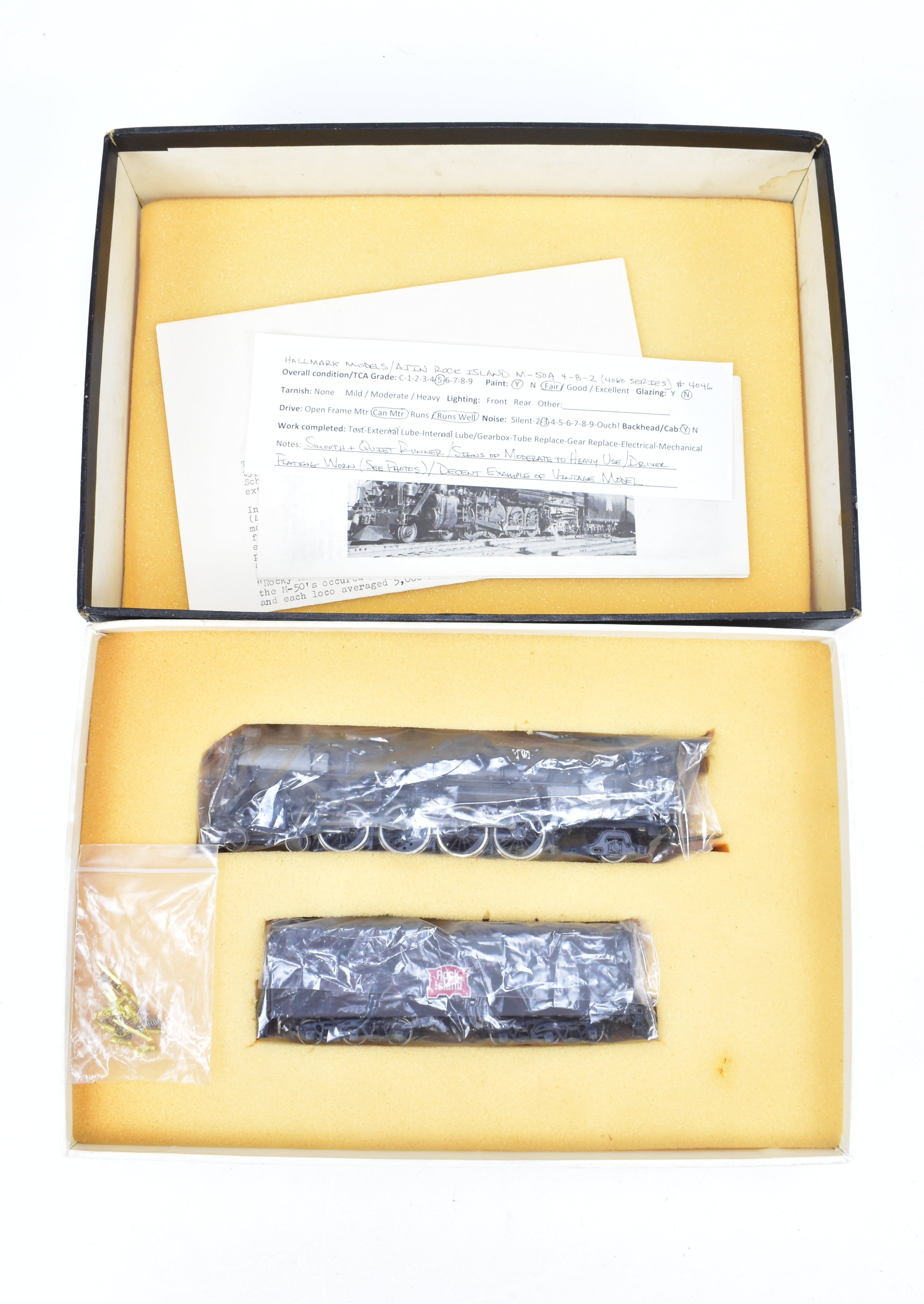 HO Scale Brass Hallmark CRI&P Rock Island M-50A 4-8-2 No. 4046 Model