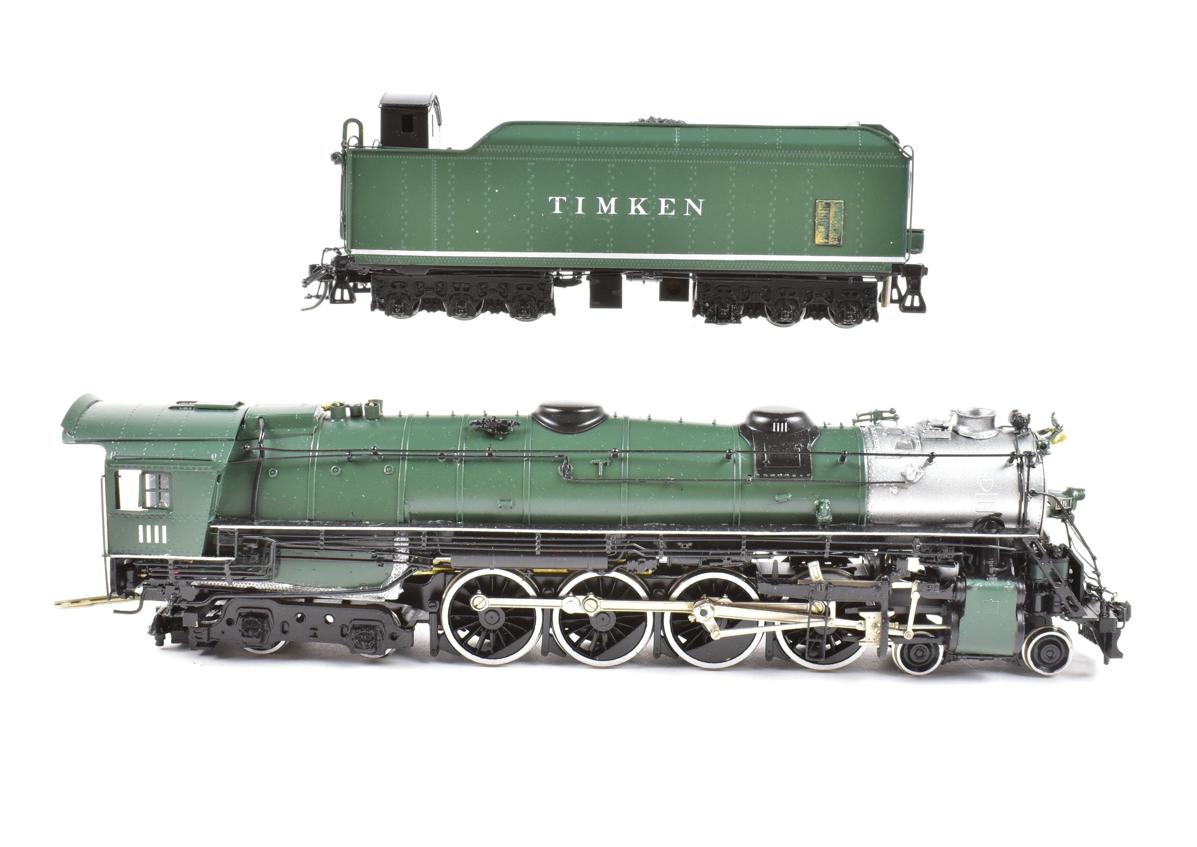 HO Scale Brass Model Train CON Key Imports Timken 4-8-4 No. 1111 Four Aces Professionally Painted