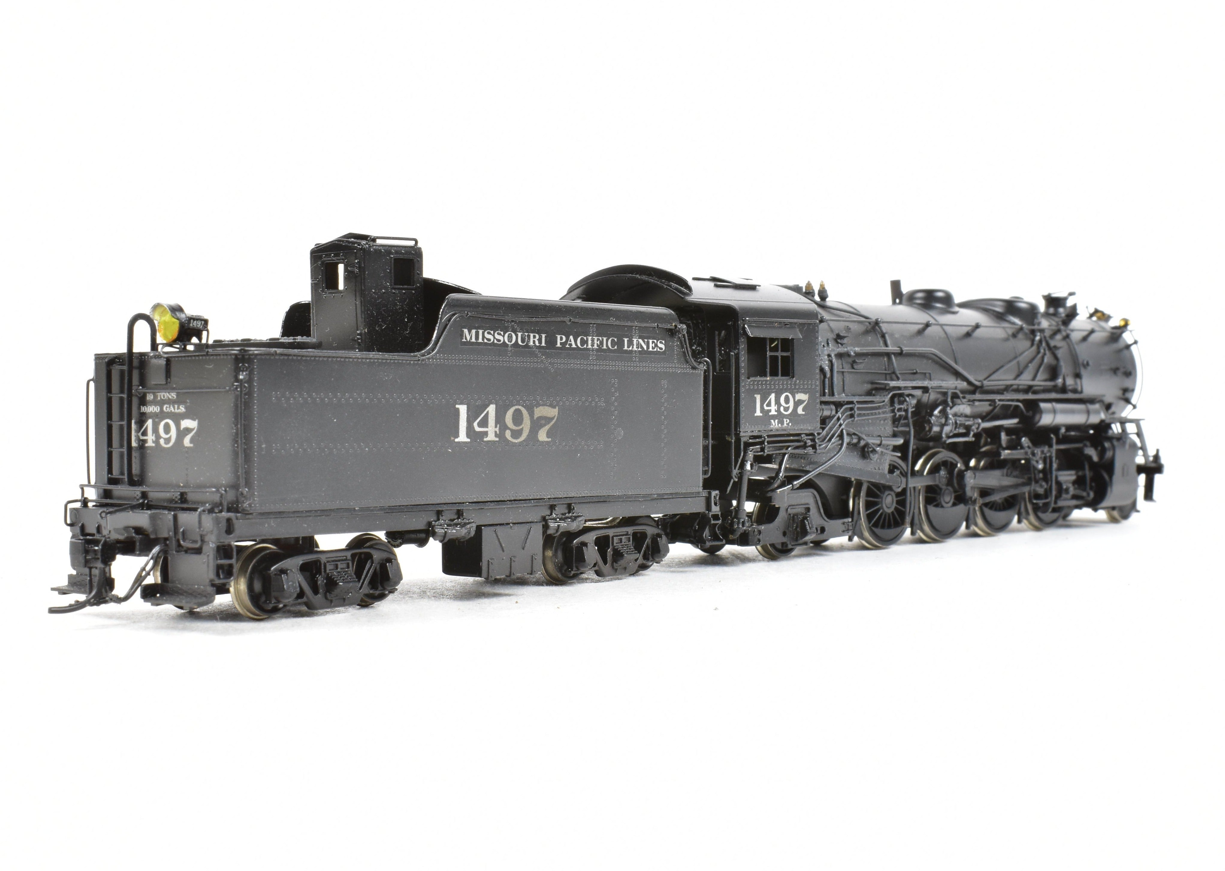 HO Scale Brass Missouri Pacific 1400 2-8-2 Mikado by Hallmark Custom Painted