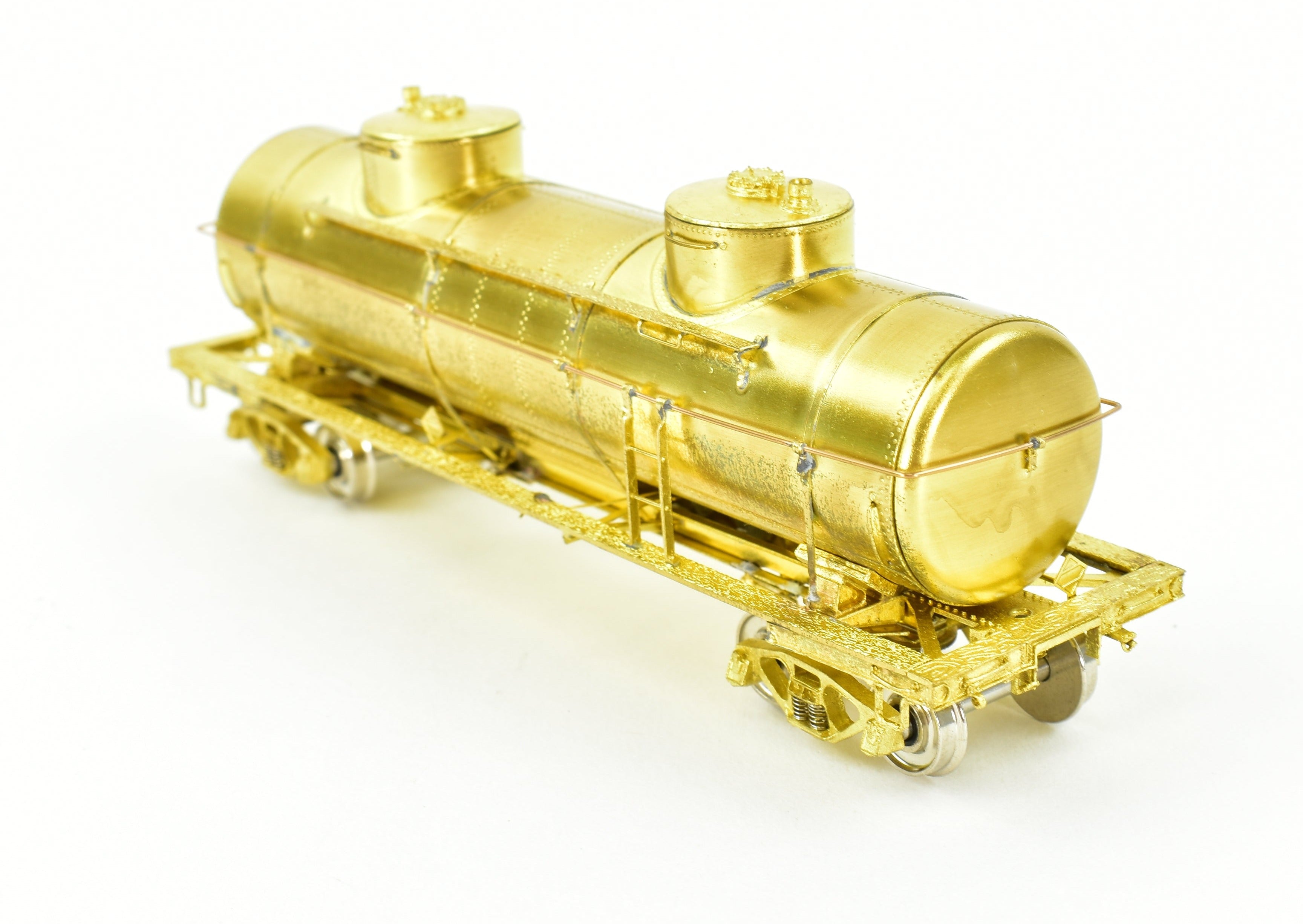 HO Scale Brass OMI - Overland Models, Inc. ACF Double Dome 8,000 Gallon Tank Car for Various Railroad Roads