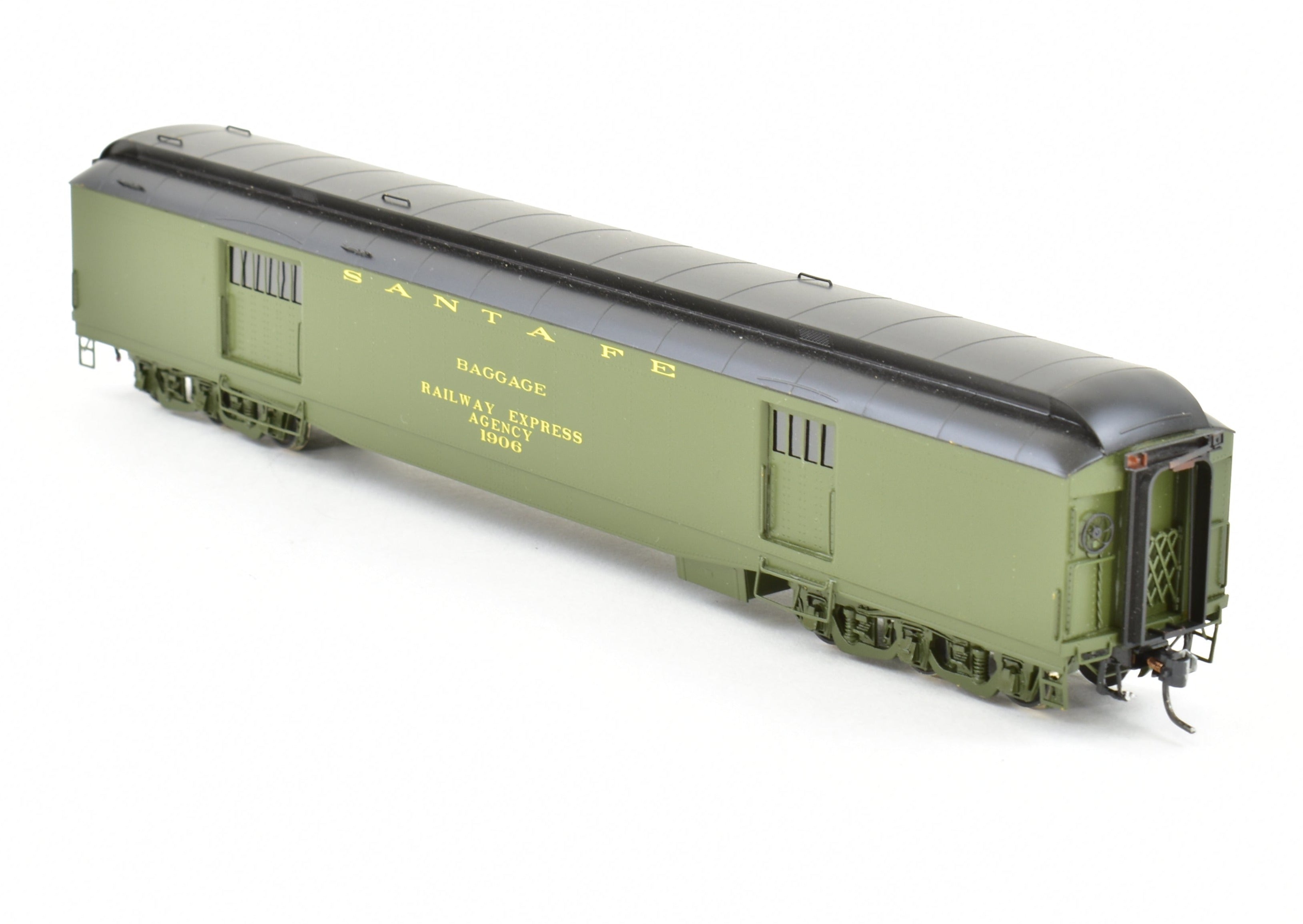 HO Scale Brass Hi-Country ATSF Santa Fe Baggage Express #257 Pro-Finished Model