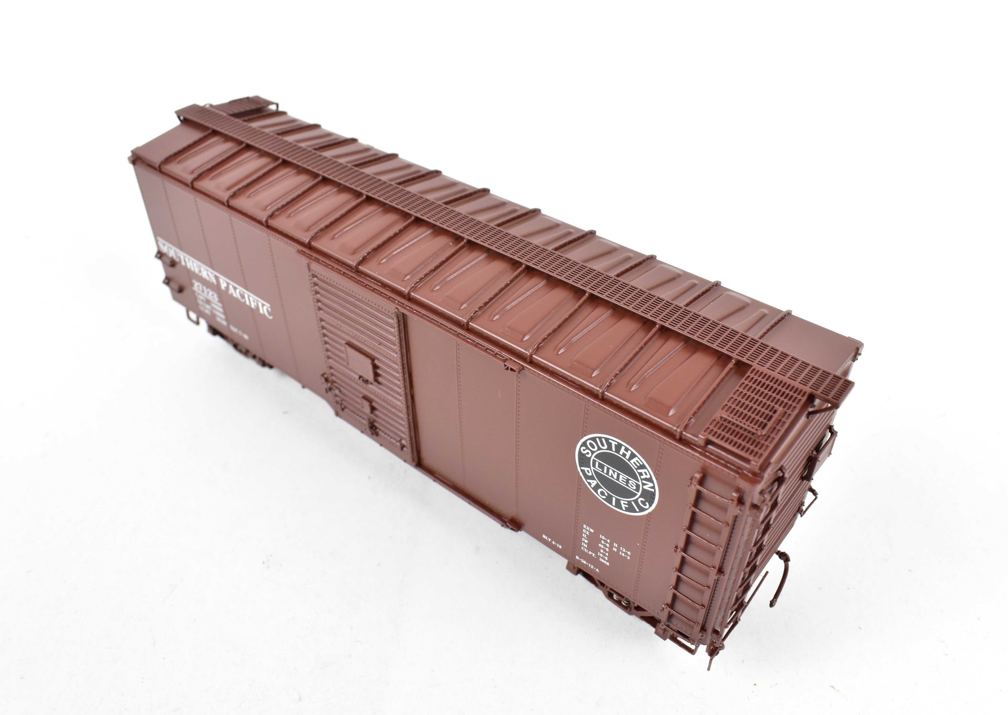 HO Scale Brass Challenger Imports CIL Southern Pacific Class B - 50 - 12 - A Rebuilt Steel Side Box Car Factory Painted with Number 27123