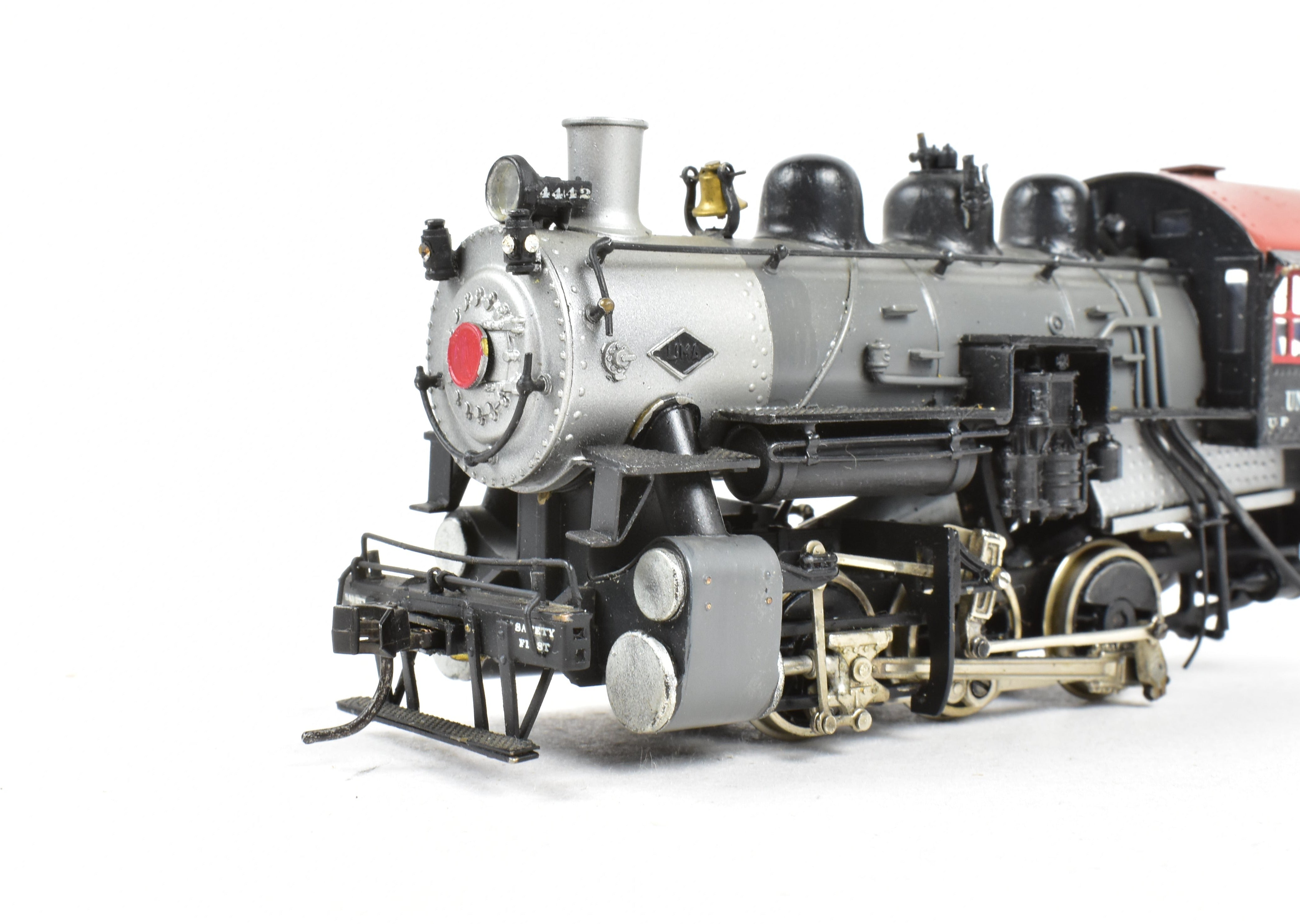 HO Scale Brass PFM - United Union Pacific 0 - 6 - 0 Switcher Model with Custom Painted Engine and Incorrect Kemtron Short Vanderbilt Tender