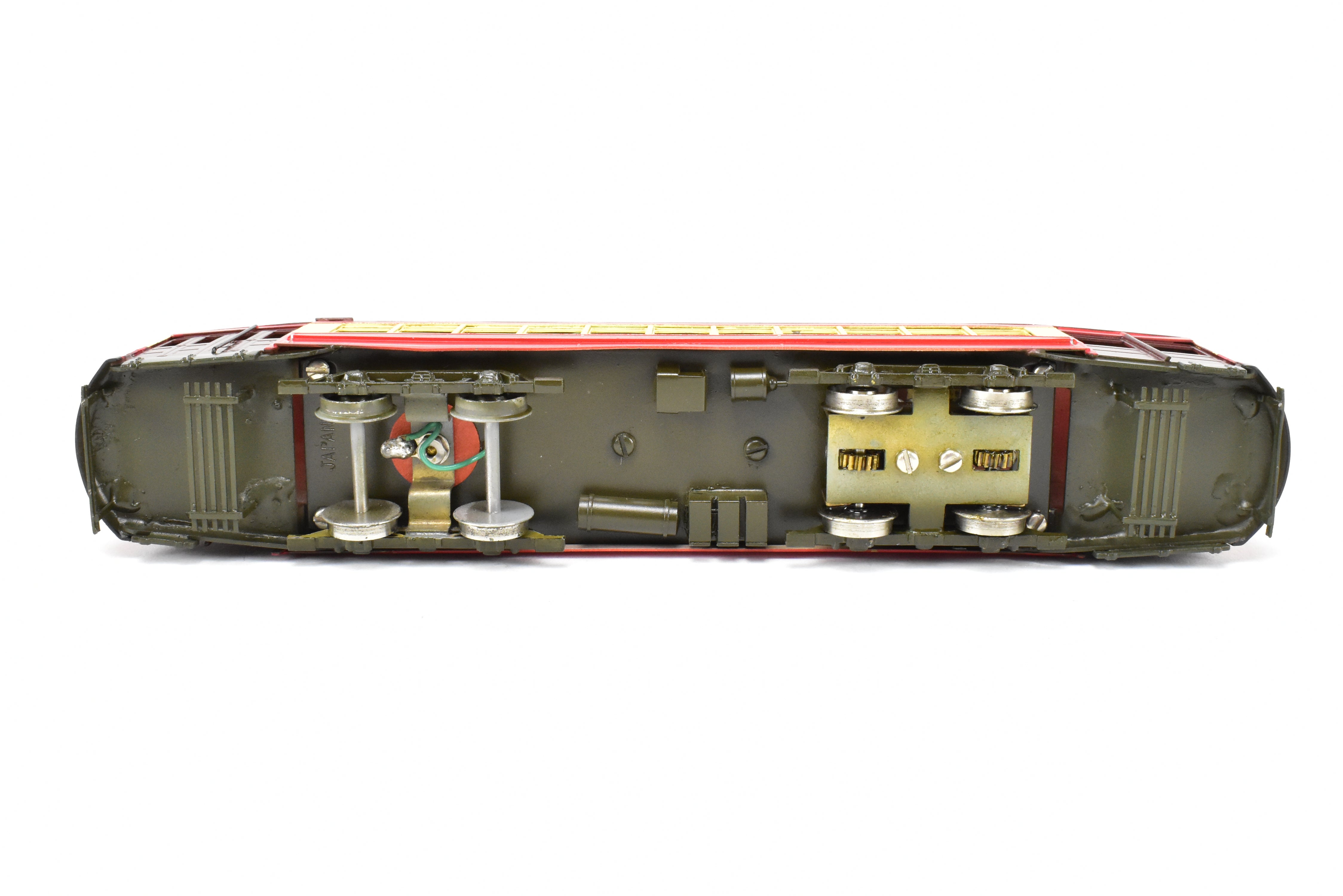 HO Scale Brass Chicago Surface Lines Big Brill Car Model - Fairfield Models 346 CSL, Custom Painted with 4 Vents, Road Number 346