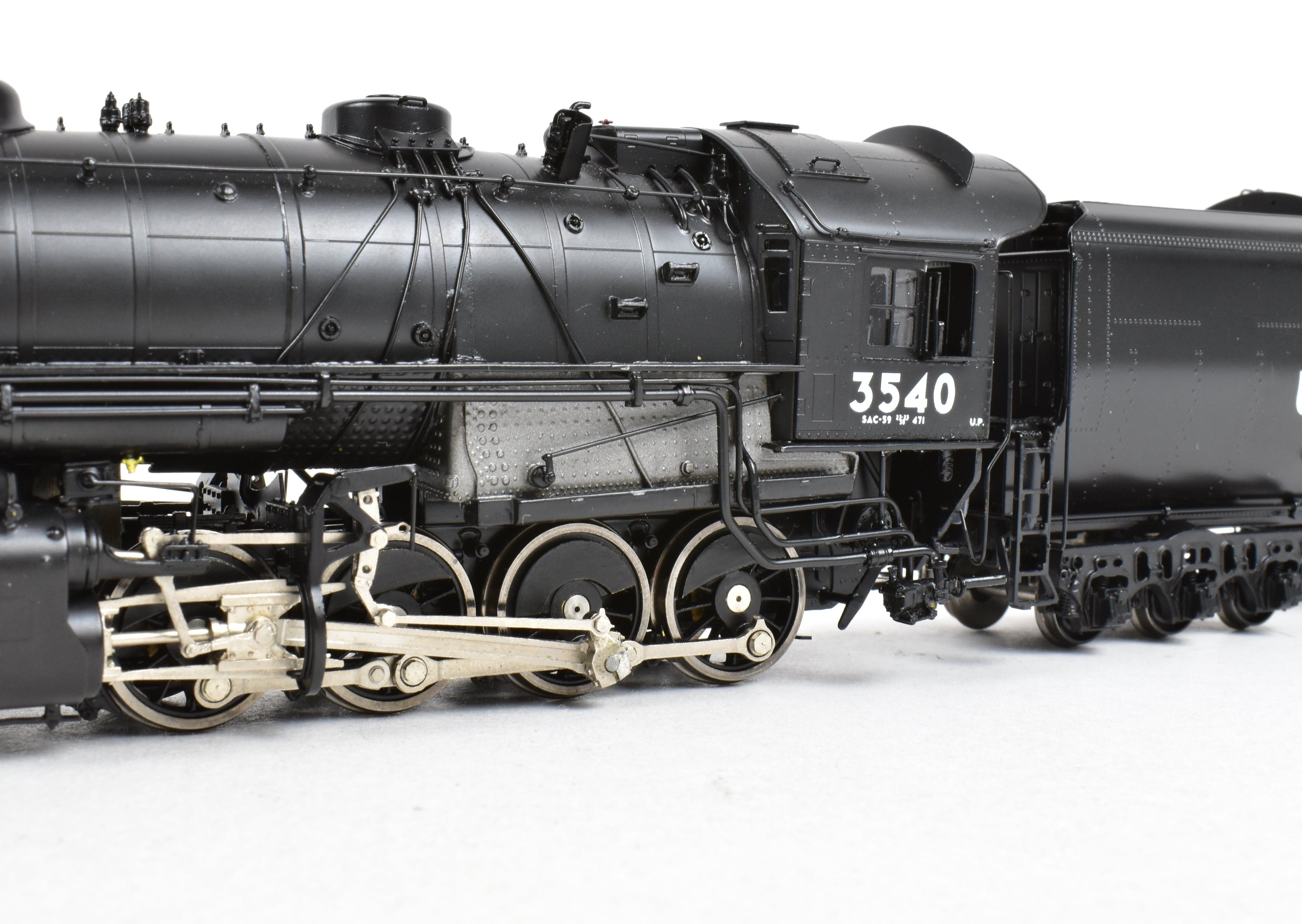 HO Scale Brass Union Pacific SAC 2-8-8-0 FP No. 3450 by Overland Models