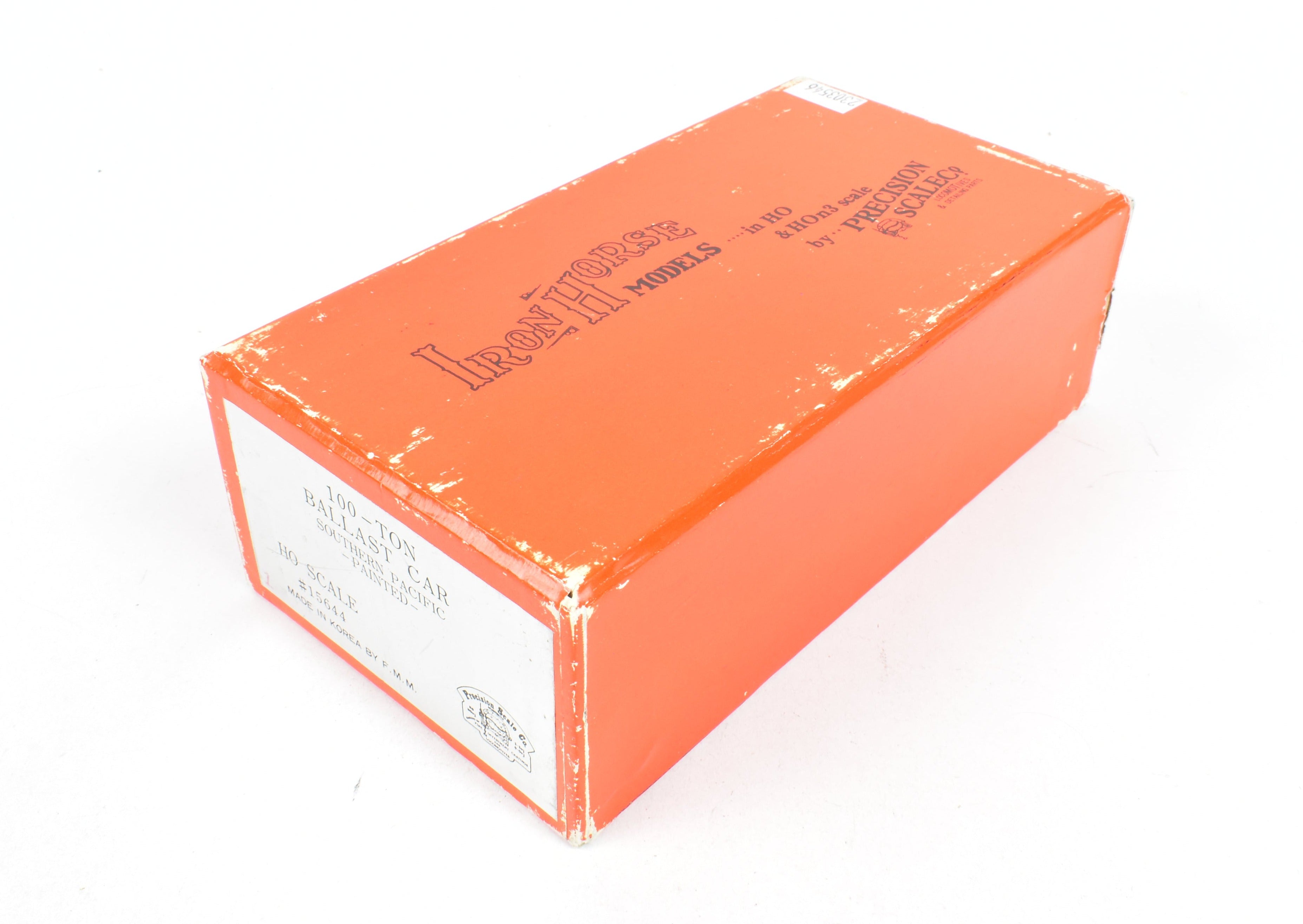HO Scale Brass Precision Scale Co. (PSC) Southern Pacific (SP) 100-Ton Ballast Car with Factory Paint Finish