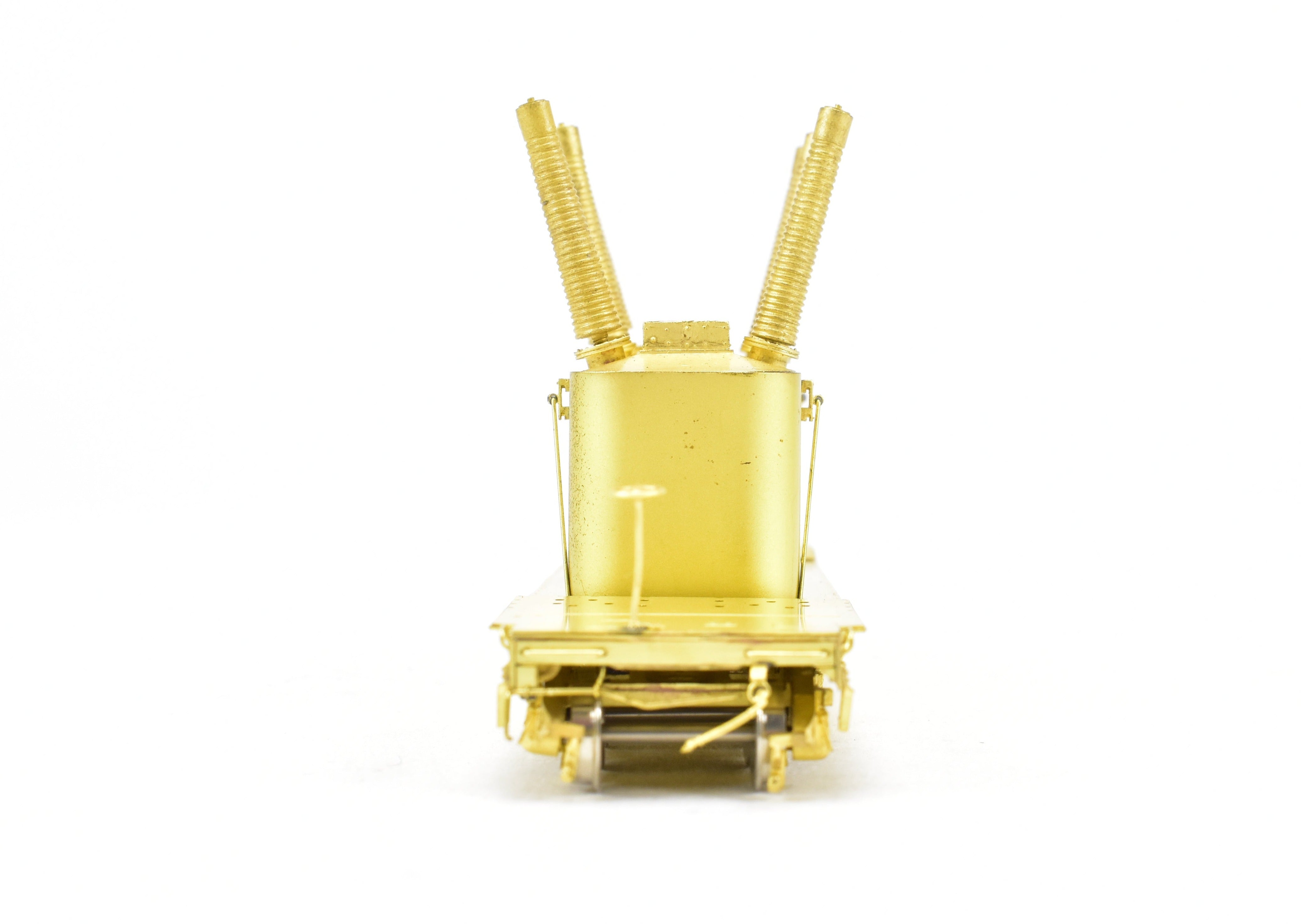 HO Scale Brass Greenville 55' Well Car with Transformer Load by OMI - Overland Models, Inc. for Chesapeake & Ohio (C&O) Railroad