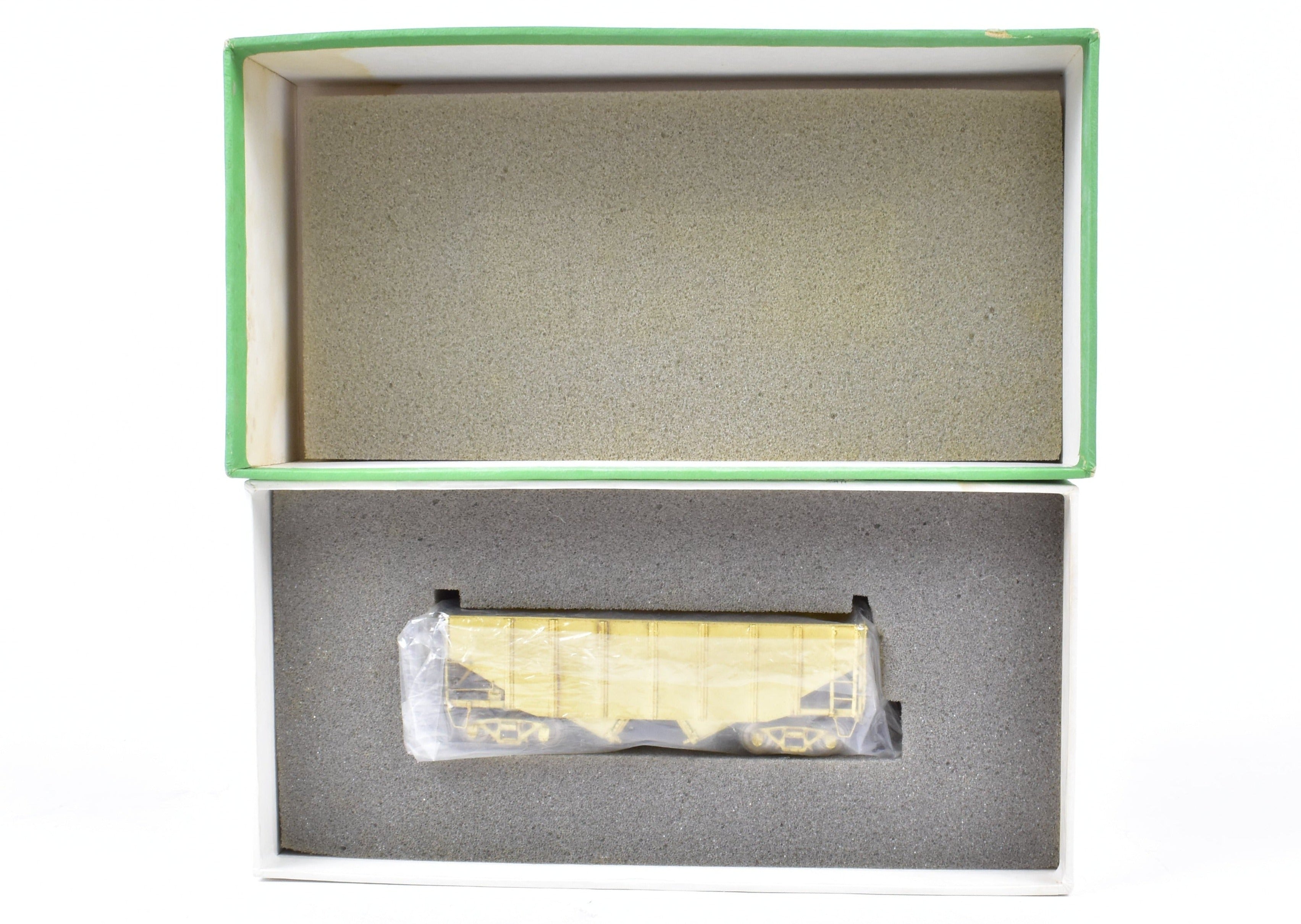 HO Scale Brass Western Maryland 55-Ton 2-Bay Hopper Car Model by Overland Models, Inc. (OMI)