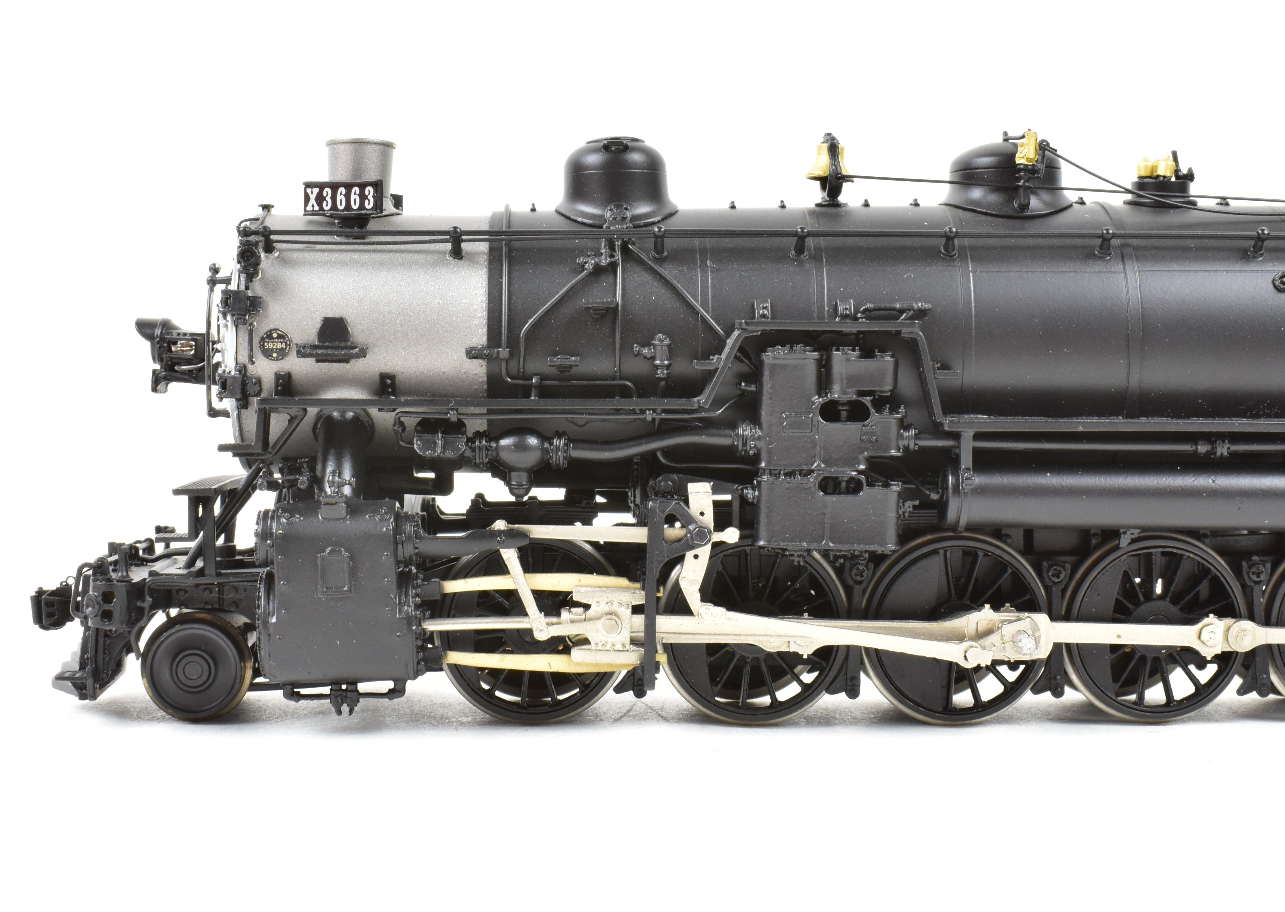 HO Scale Brass Precision Scale Co. Southern Pacific F-3 2-10-2 Factory Painted Locomotive Model No. 3663
