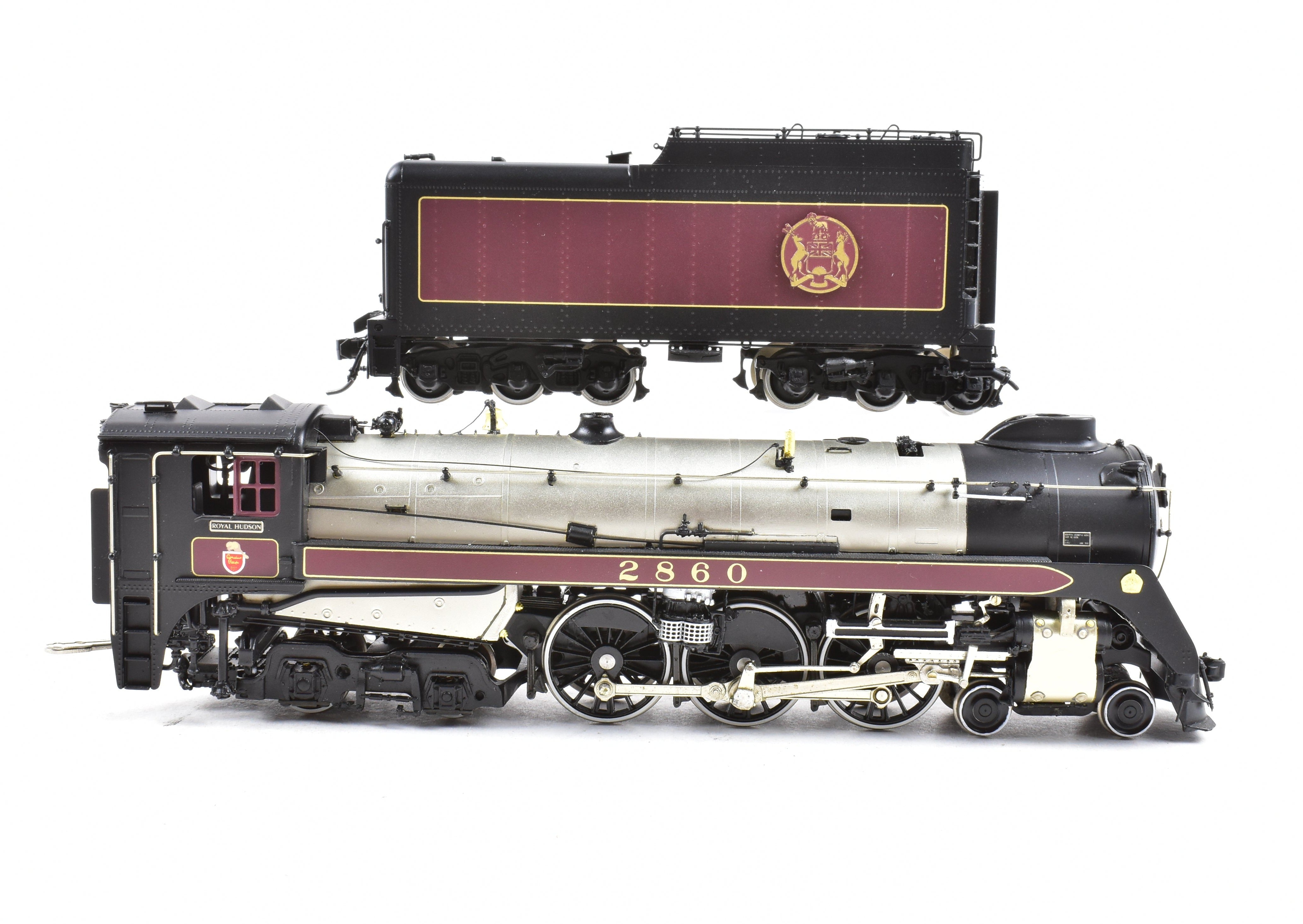 HO Scale Brass Van Hobbies British Columbia Railway 4-6-4 Class H1e Royal Hudson #2860