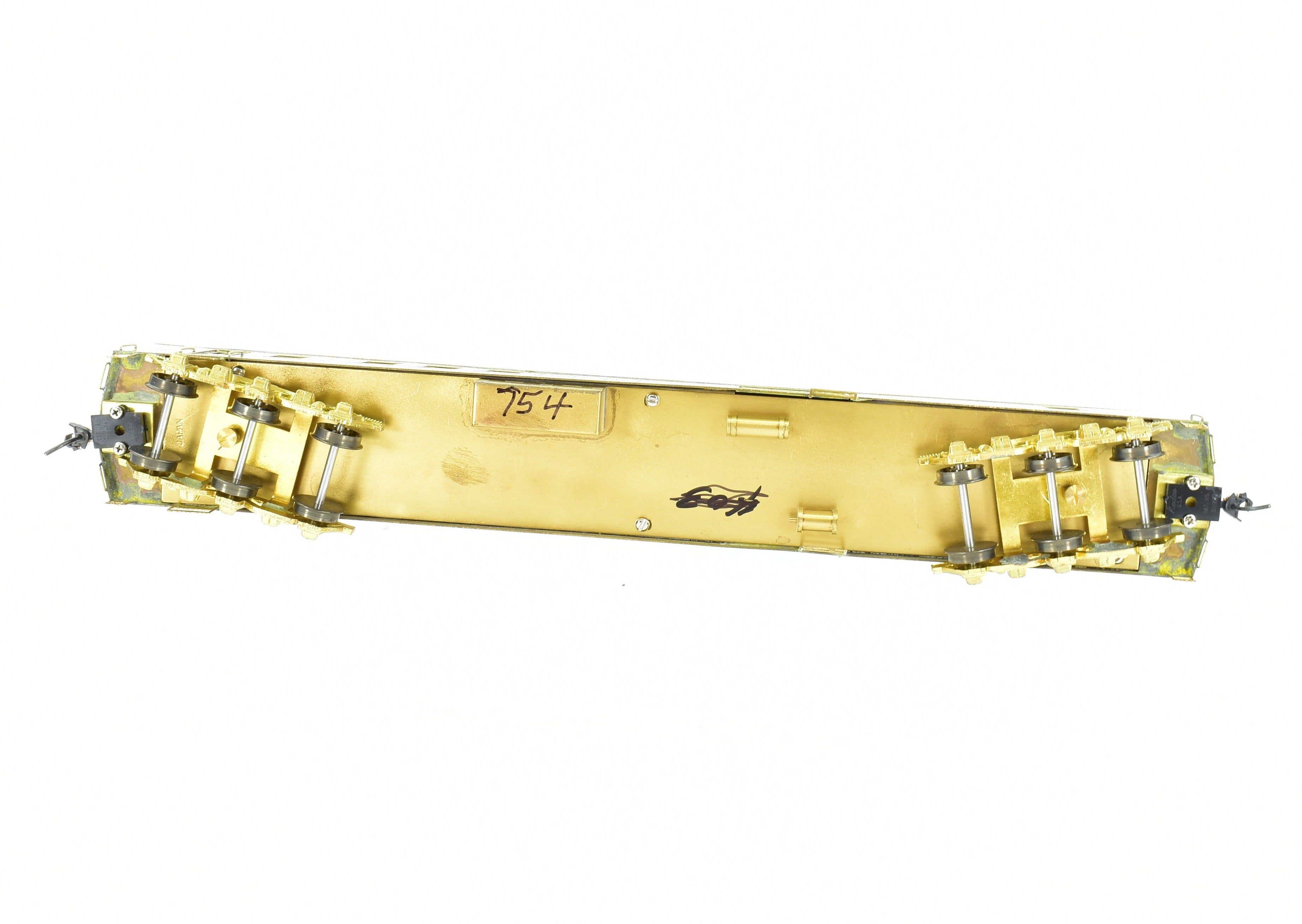 HO Scale Brass Model Train - Southern Pacific Harriman 72' Baggage Postal Storage Car by S. Soho & Co.
