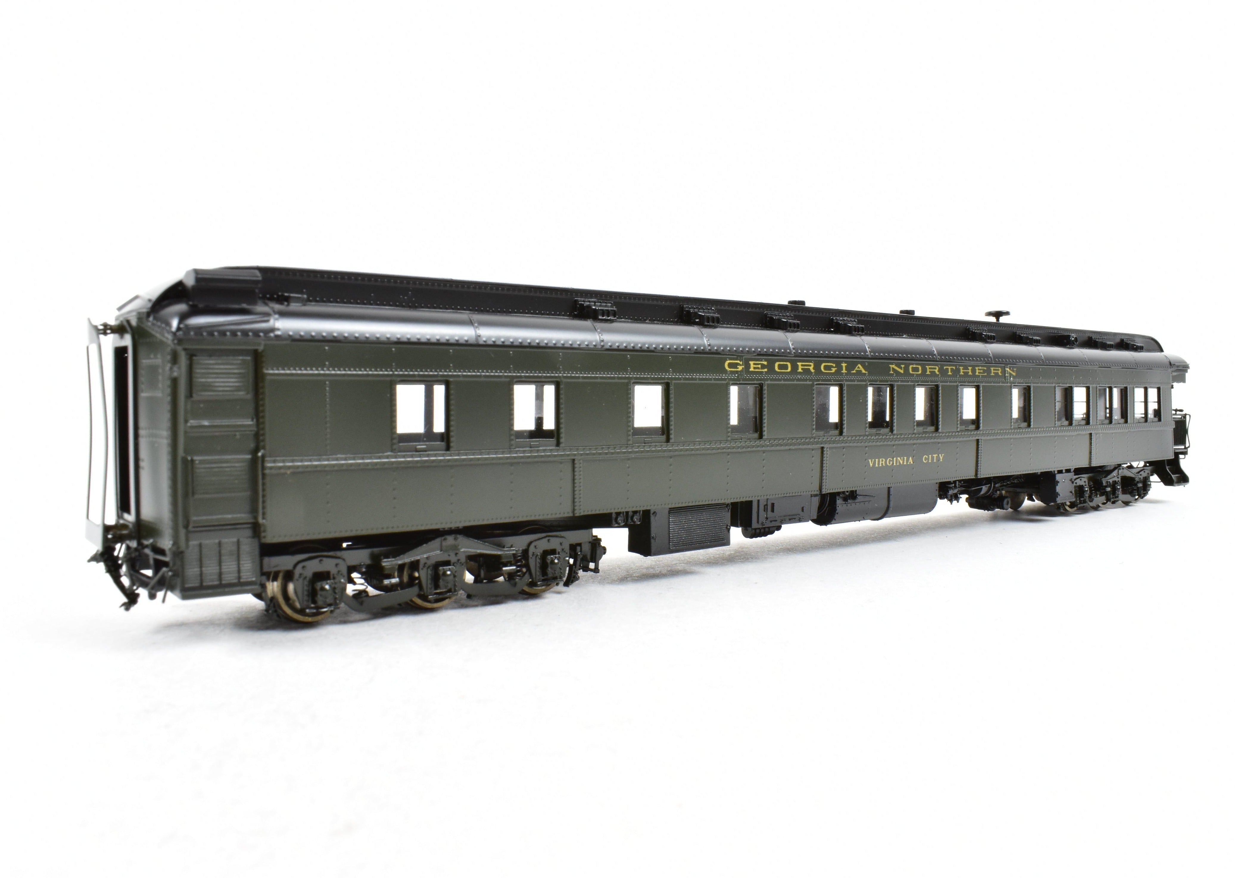 HO Brass Precision Scale Co. Pullman Virginia City Observation Car by Lucius Beebe