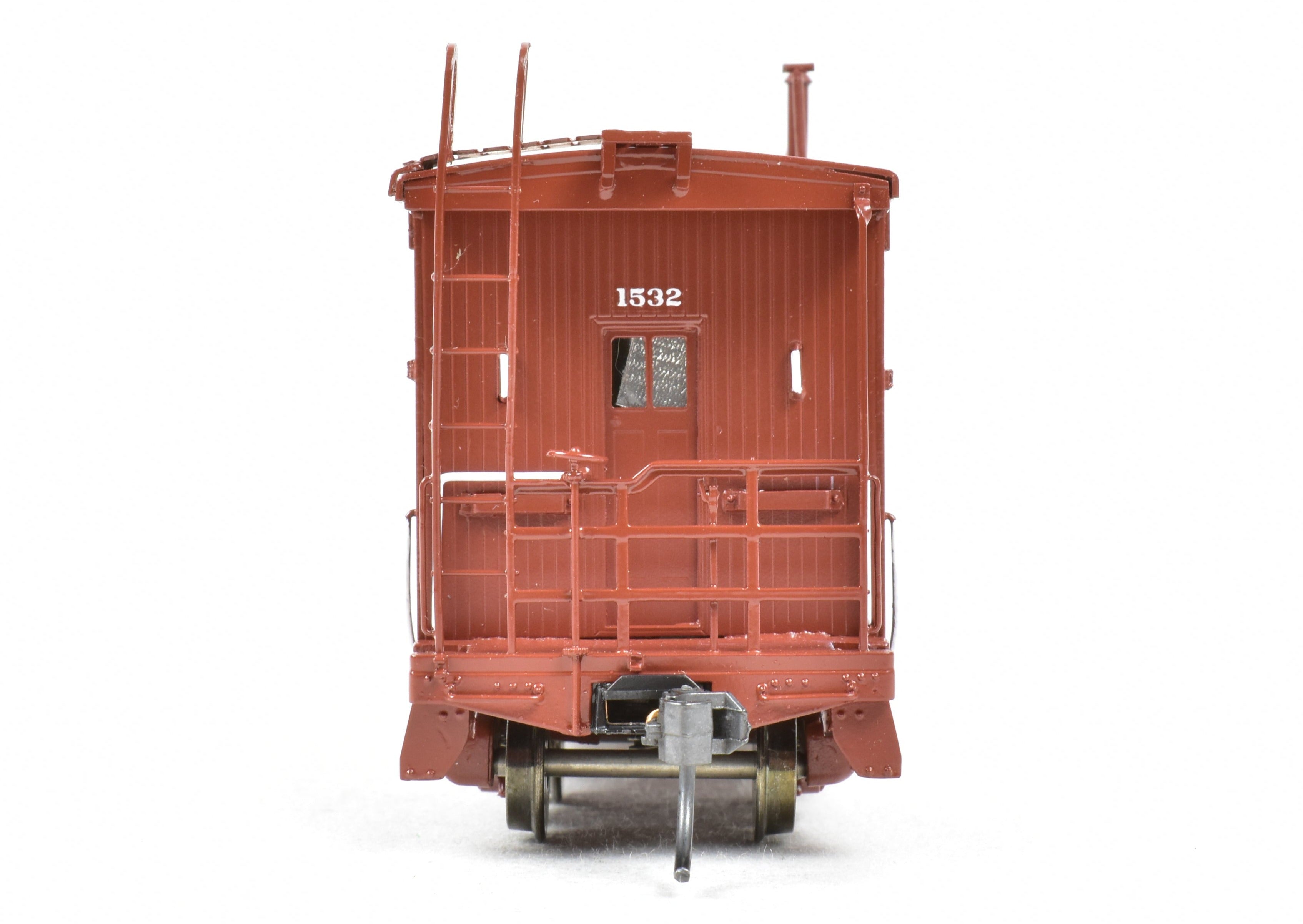 HO Scale Brass Northern Pacific Wood Bay Window Caboose FP No. 1532 by OMI
