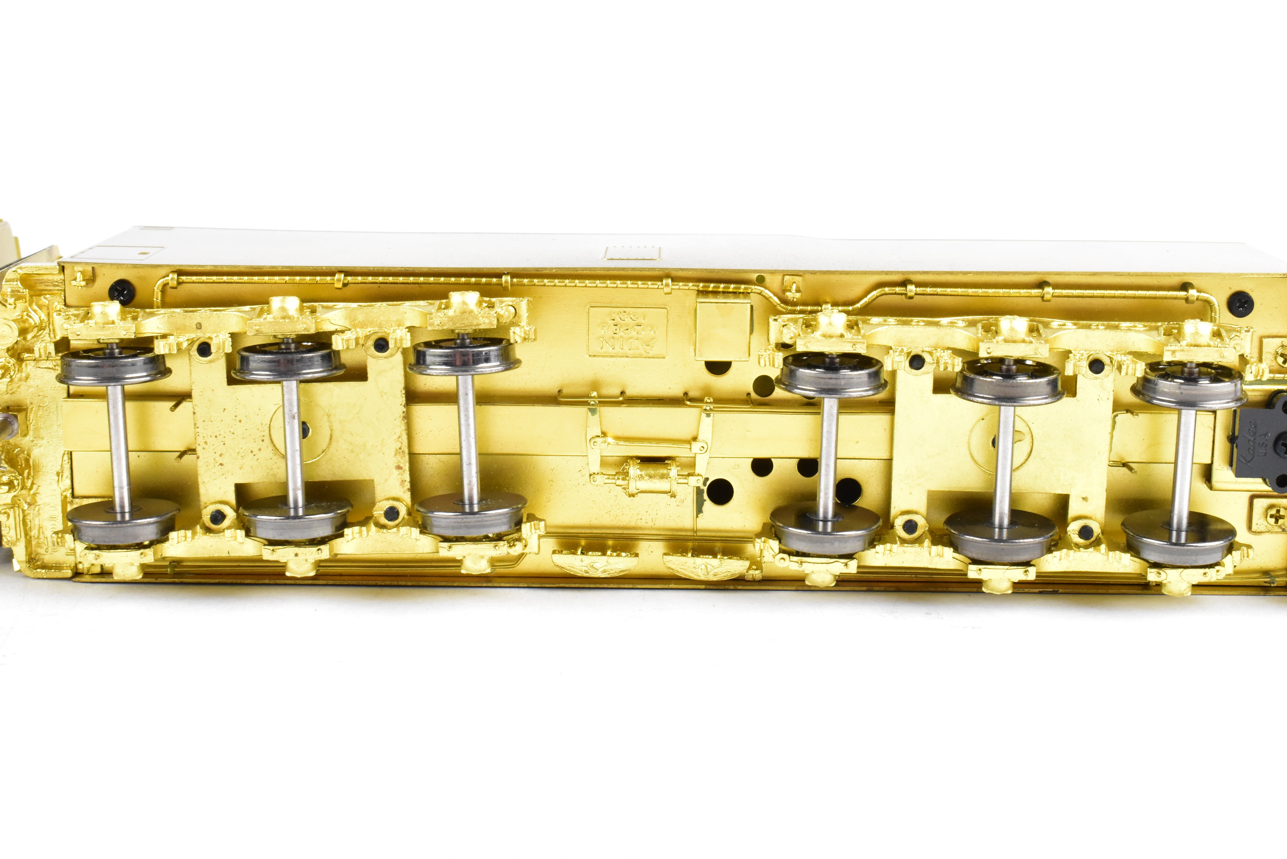 HO Scale Brass Model Train - Overland Models, Inc. MILW - Milwaukee Road S2a Class 4-8-4 Steam Locomotive with Squared Boiler Front, as Rebuilt, Close Domes