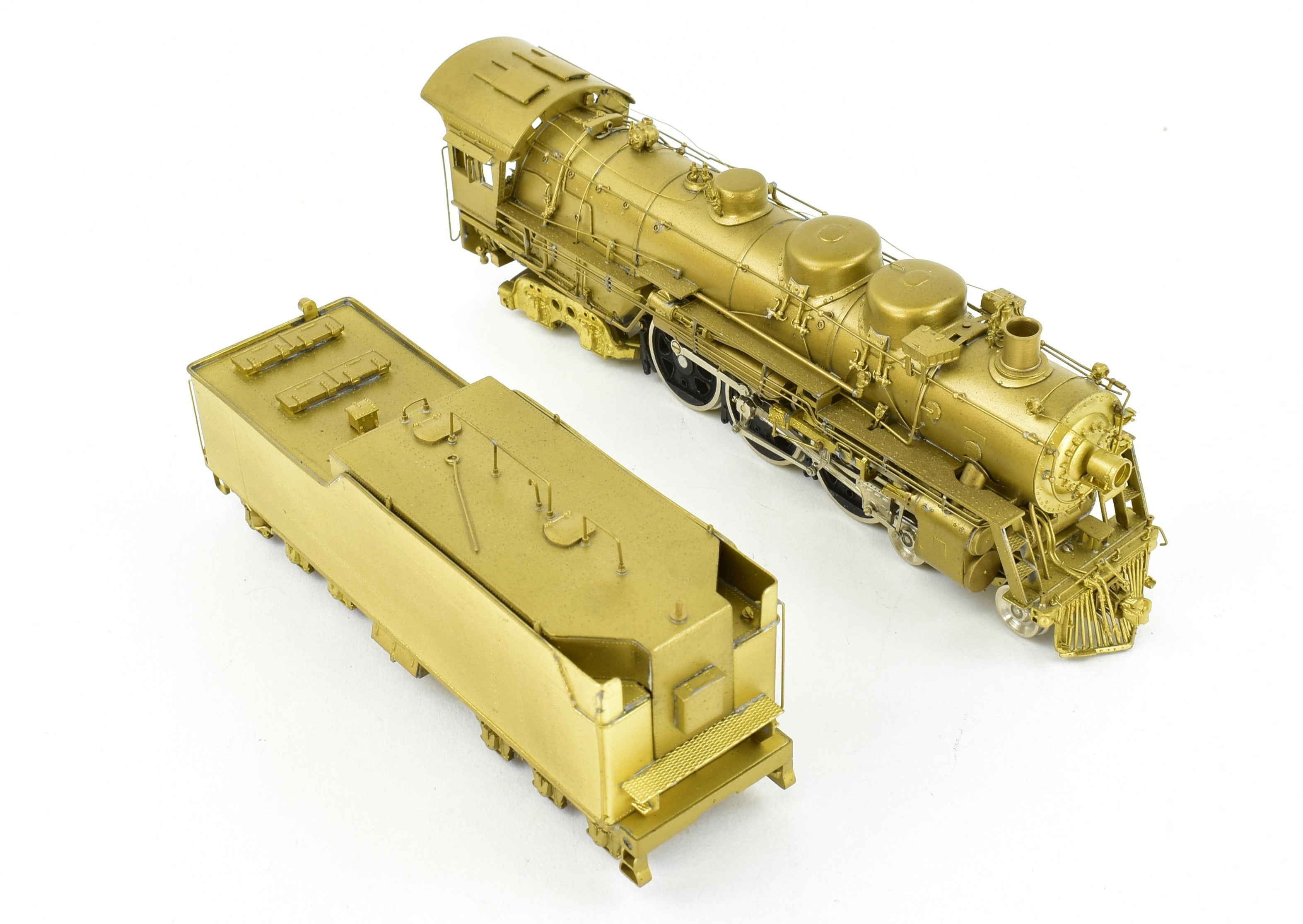 High - Quality HO Scale Brass Key Imports ATSF - Santa Fe 3450 Class 4 - 6 - 4 Modernized Model Train