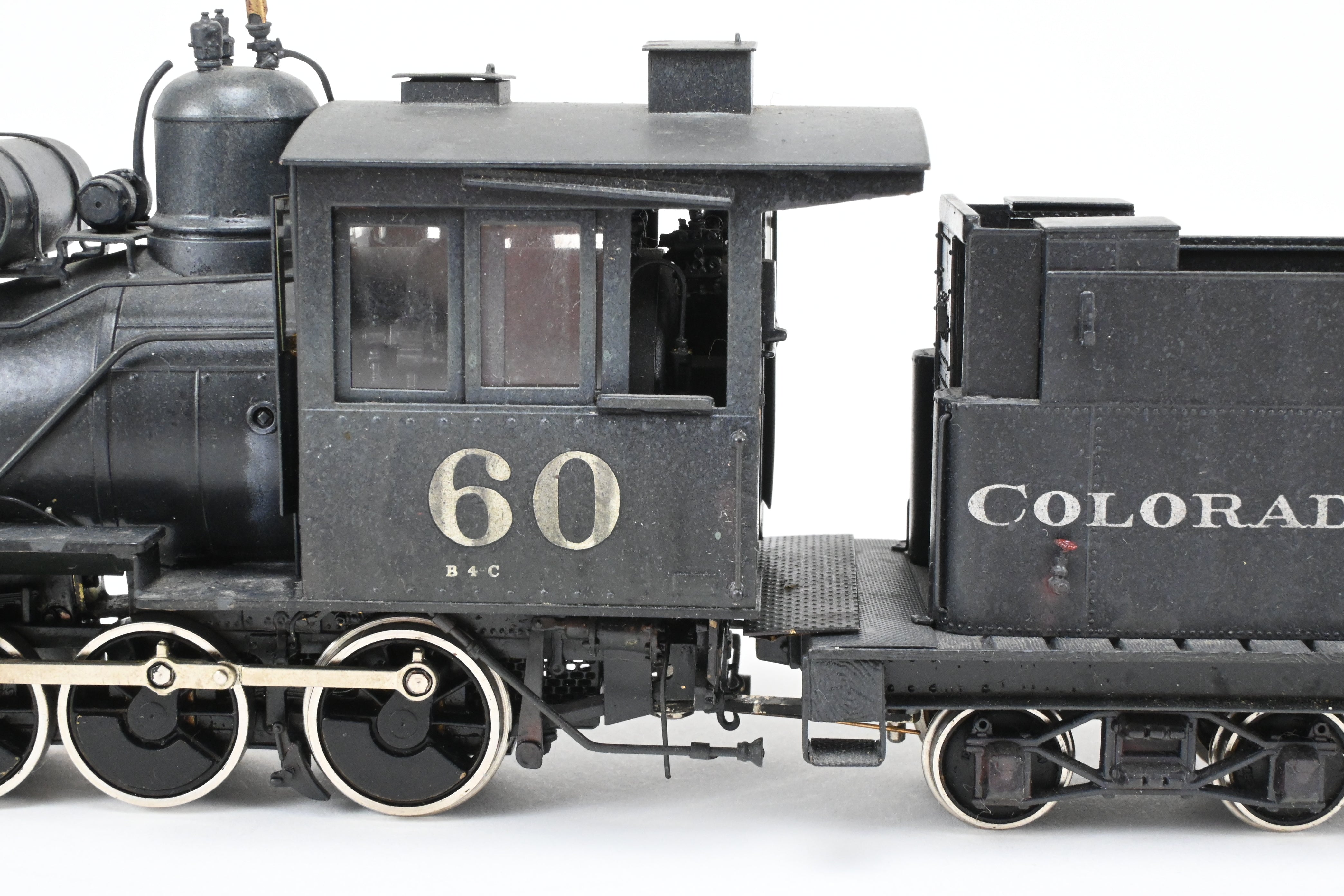 On3 Brass PSC Custom Painted & Weathered C&S Colorado & Southern #60 2-8-0 Locomotive