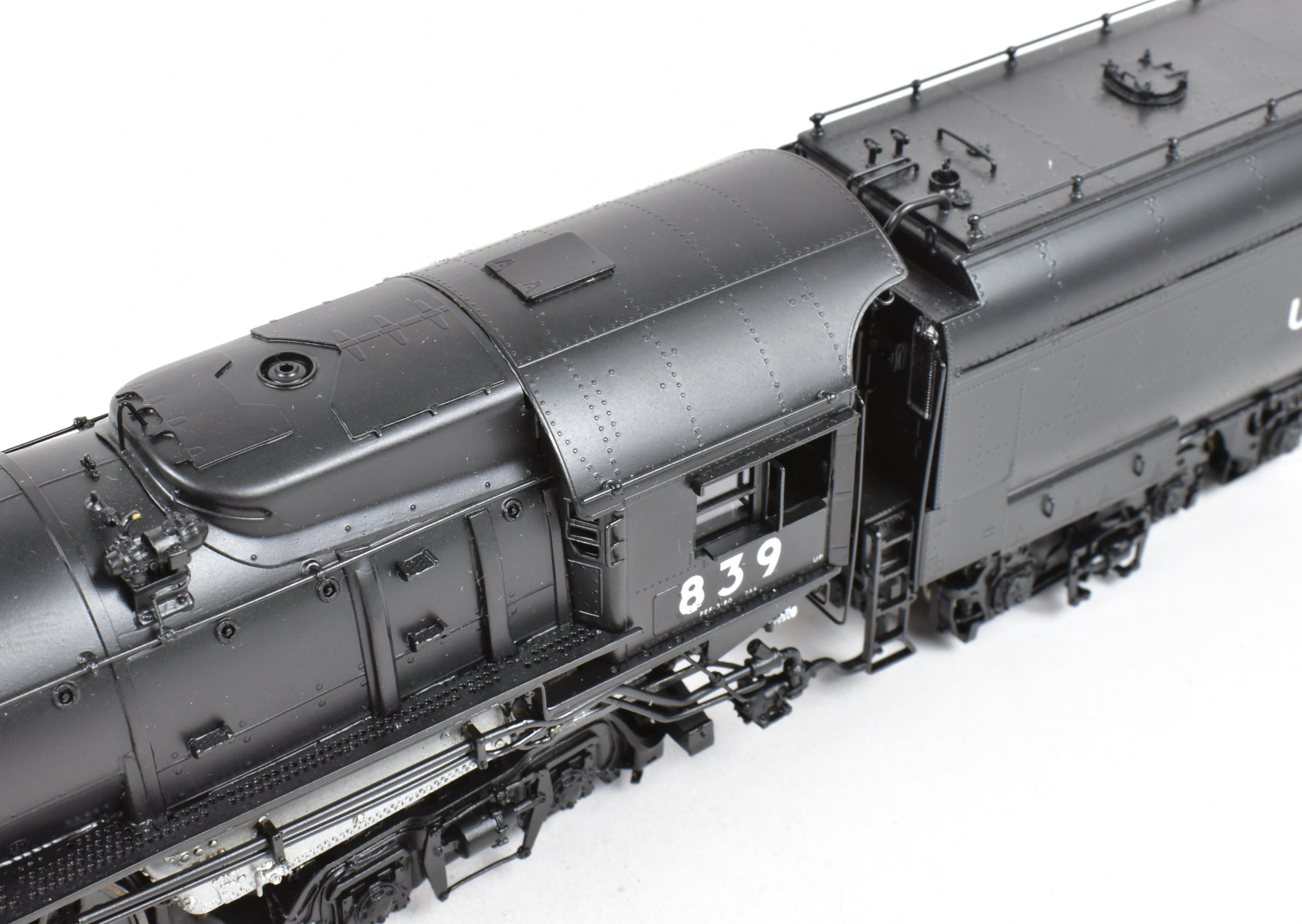 HO Scale Brass UP Union Pacific FEF - 3 4 - 8 - 4 FP No. 839 Triple Stack Model by Overland Models