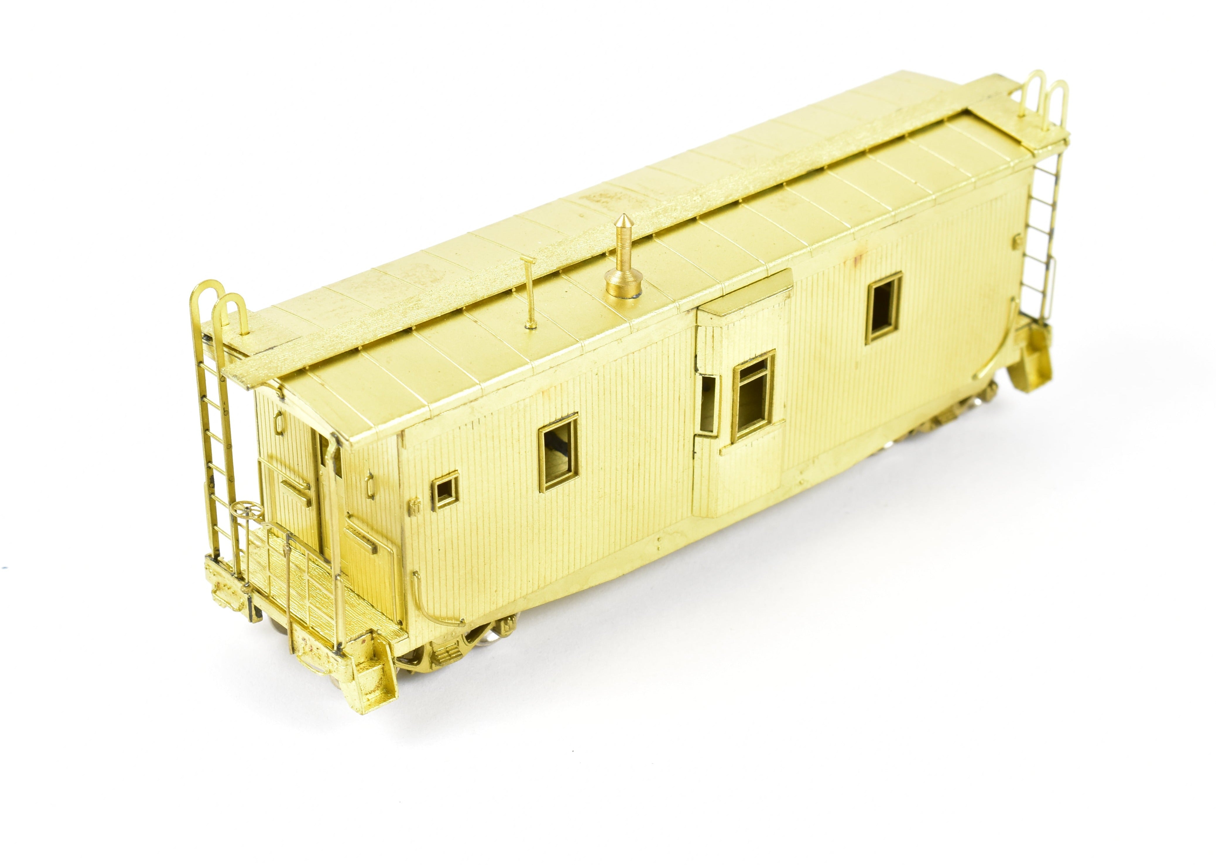 HO Scale Brass Northern Pacific Wood Bay Window Caboose Model #10506 - 10594 by Overland Models, Inc. (OMI)
