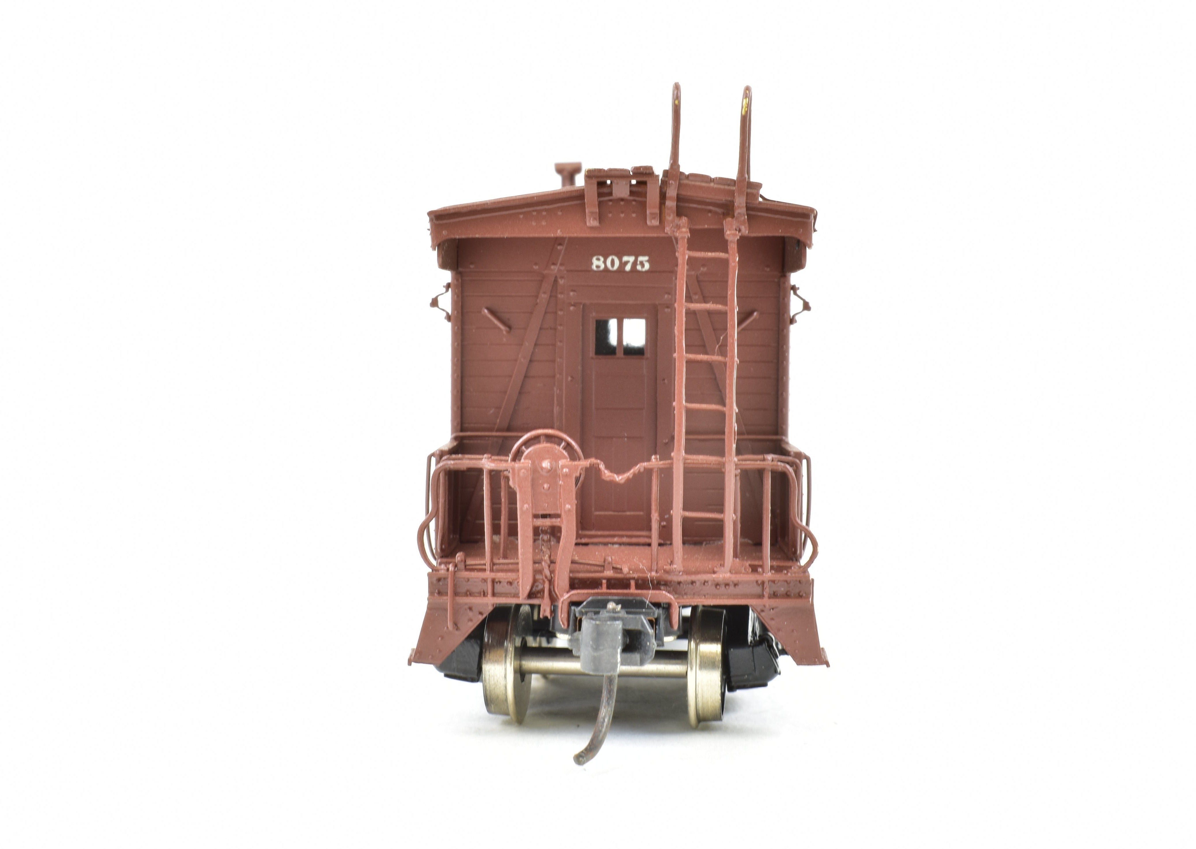 HO Scale Brass OMI Illinois Central OSB Wood Caboose, Professionally Painted