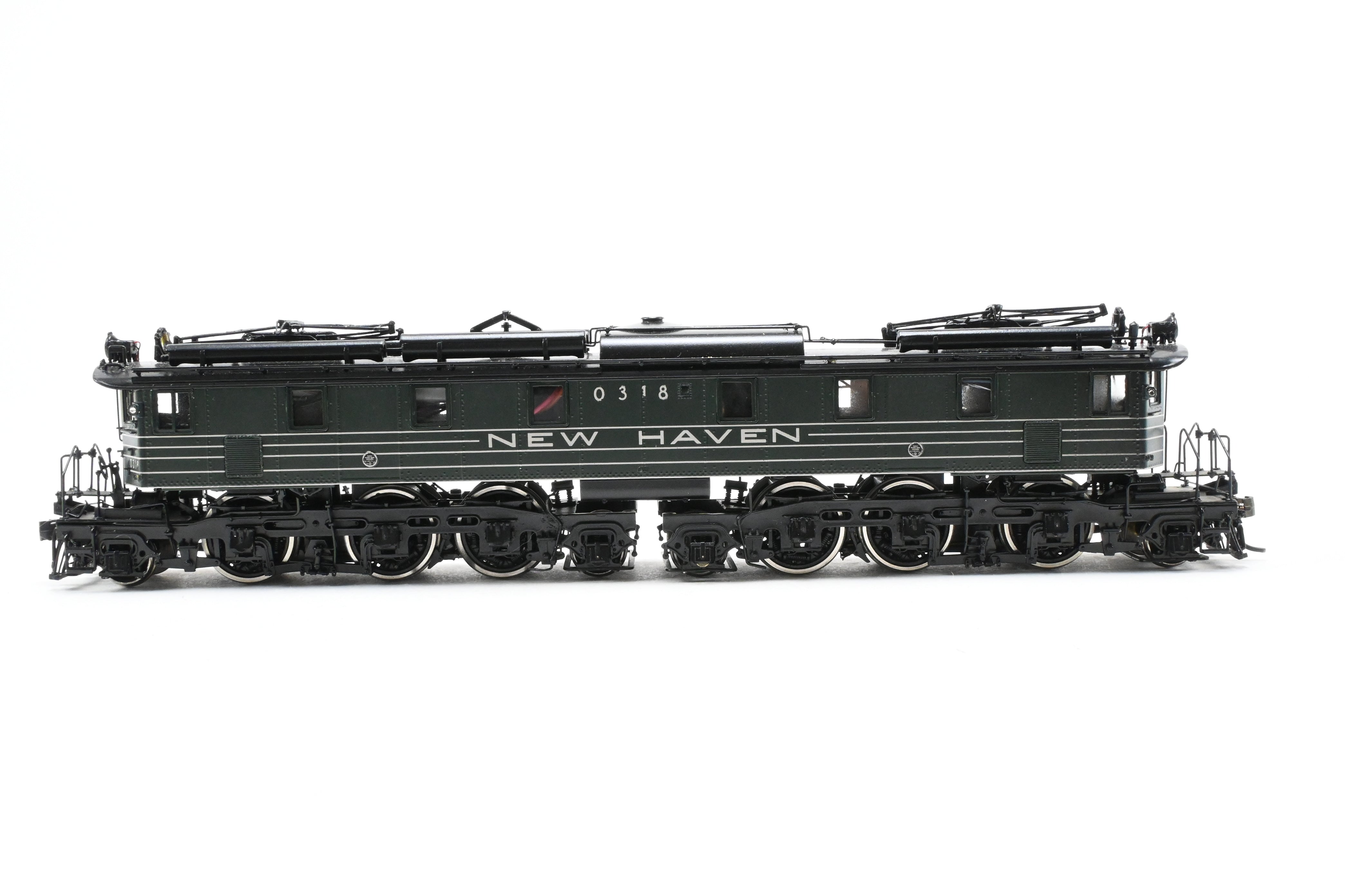 HO Brass CON Railworks NH New Haven EP - 2 Box Cab Electric FP 0318 w/ Tsunami2 DCC & Sound, Minor Damage