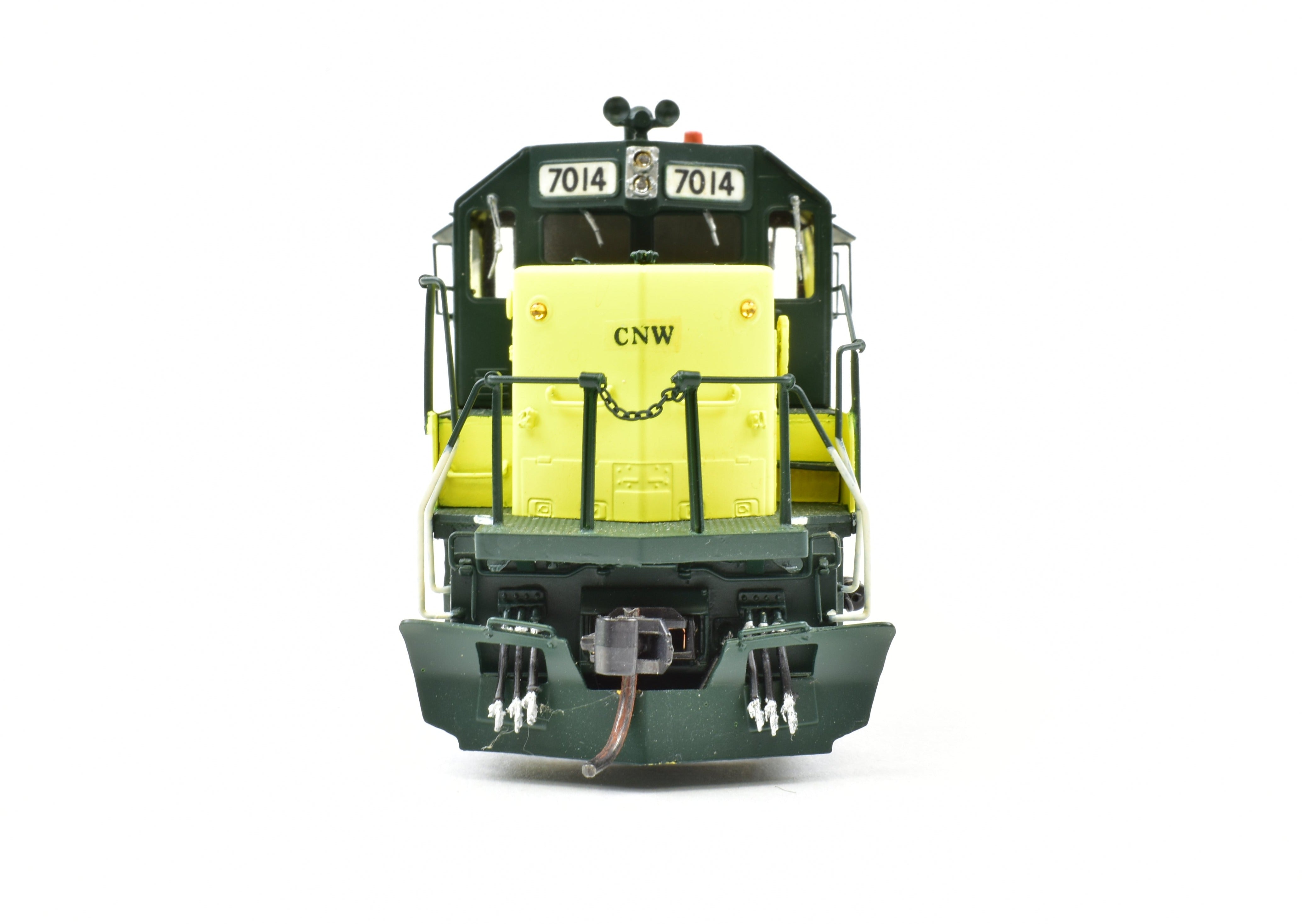 HO Scale Brass Locomotive Model by OMI - Overland Models, Inc., Missouri Pacific EMD SD50 Pro - Painted in Chicago & North Western Livery, Road Number 7014