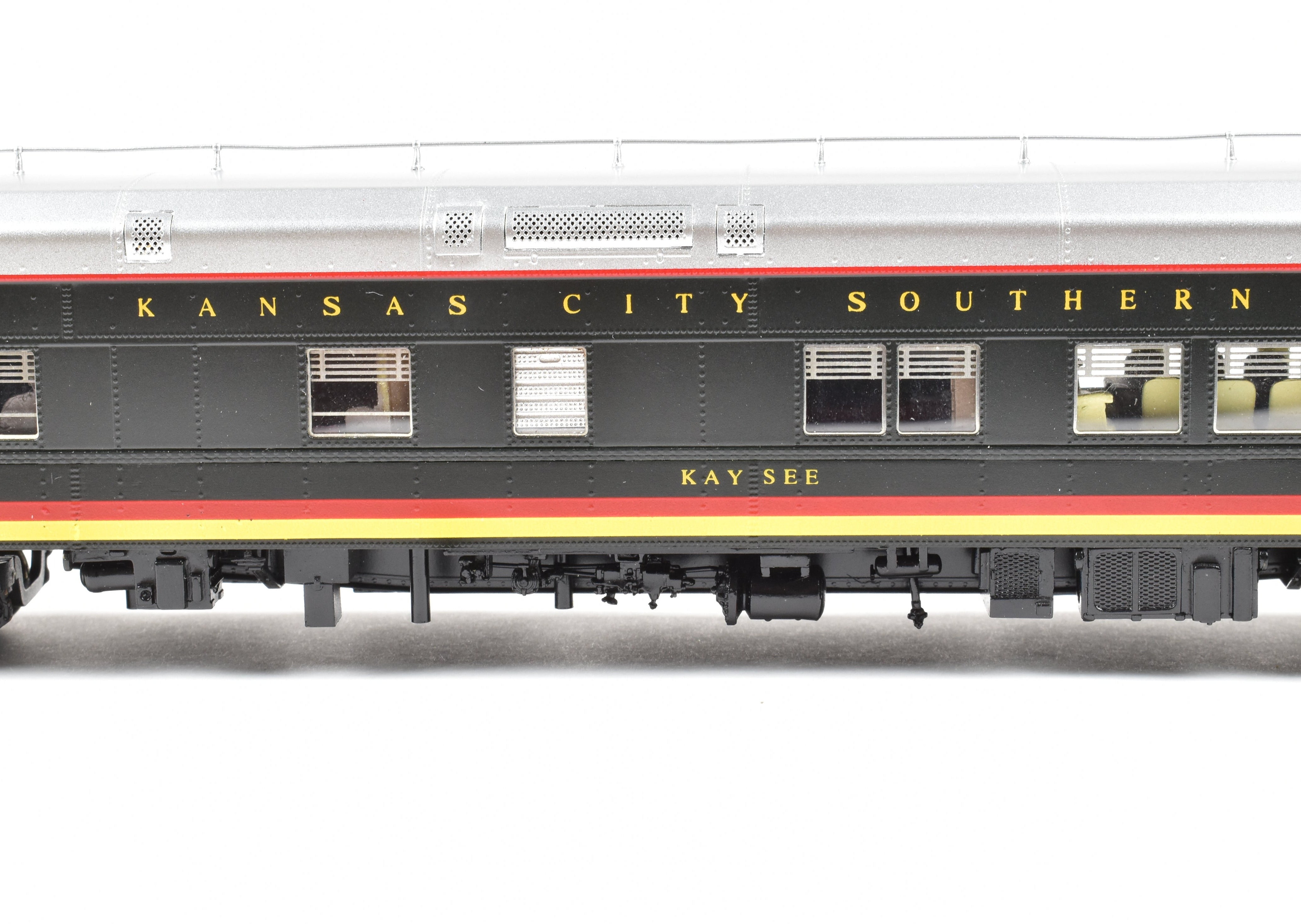 Rare HO Brass Hallmark KCS Kansas City Southern 1950 Rebuilt Business Car